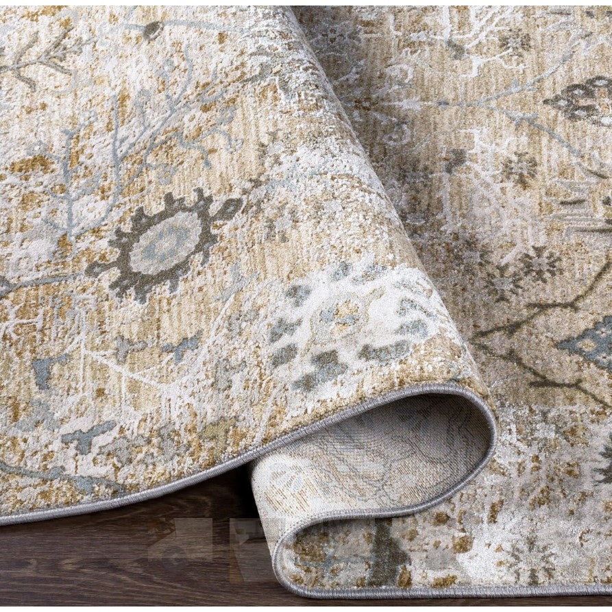 Brunswick Taupe/Olive/Teal Area Rug
