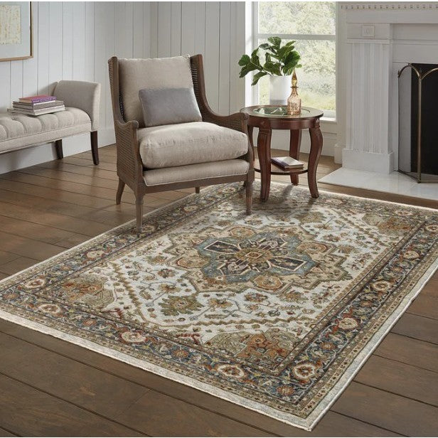 Aberdeen Ivory Medallion Area Rug