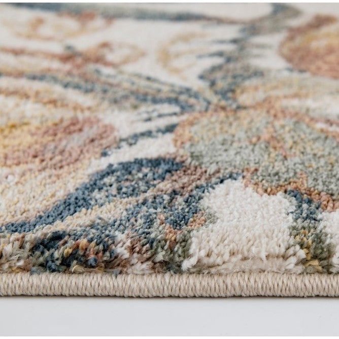 Stonington Coconut/Clay Floral Area Rug