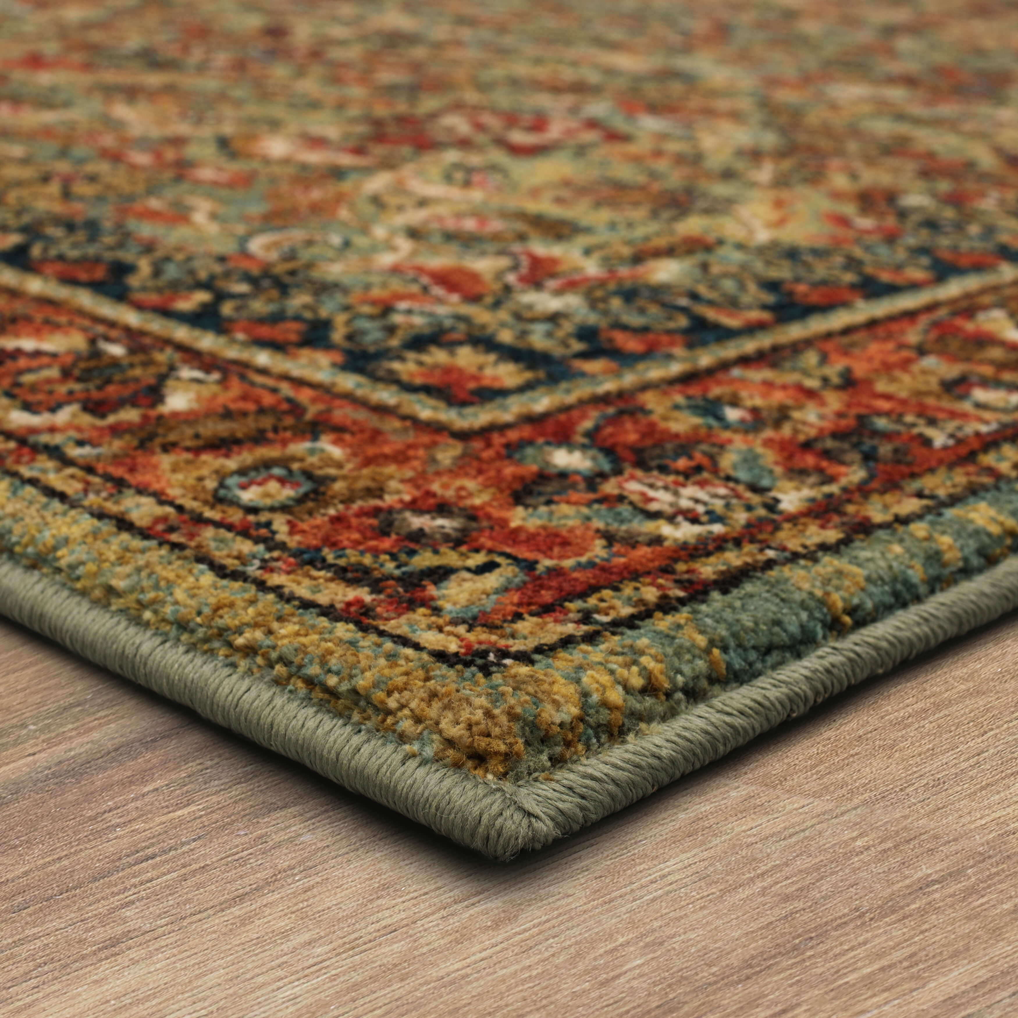 Spice Market Aqua Area Rug