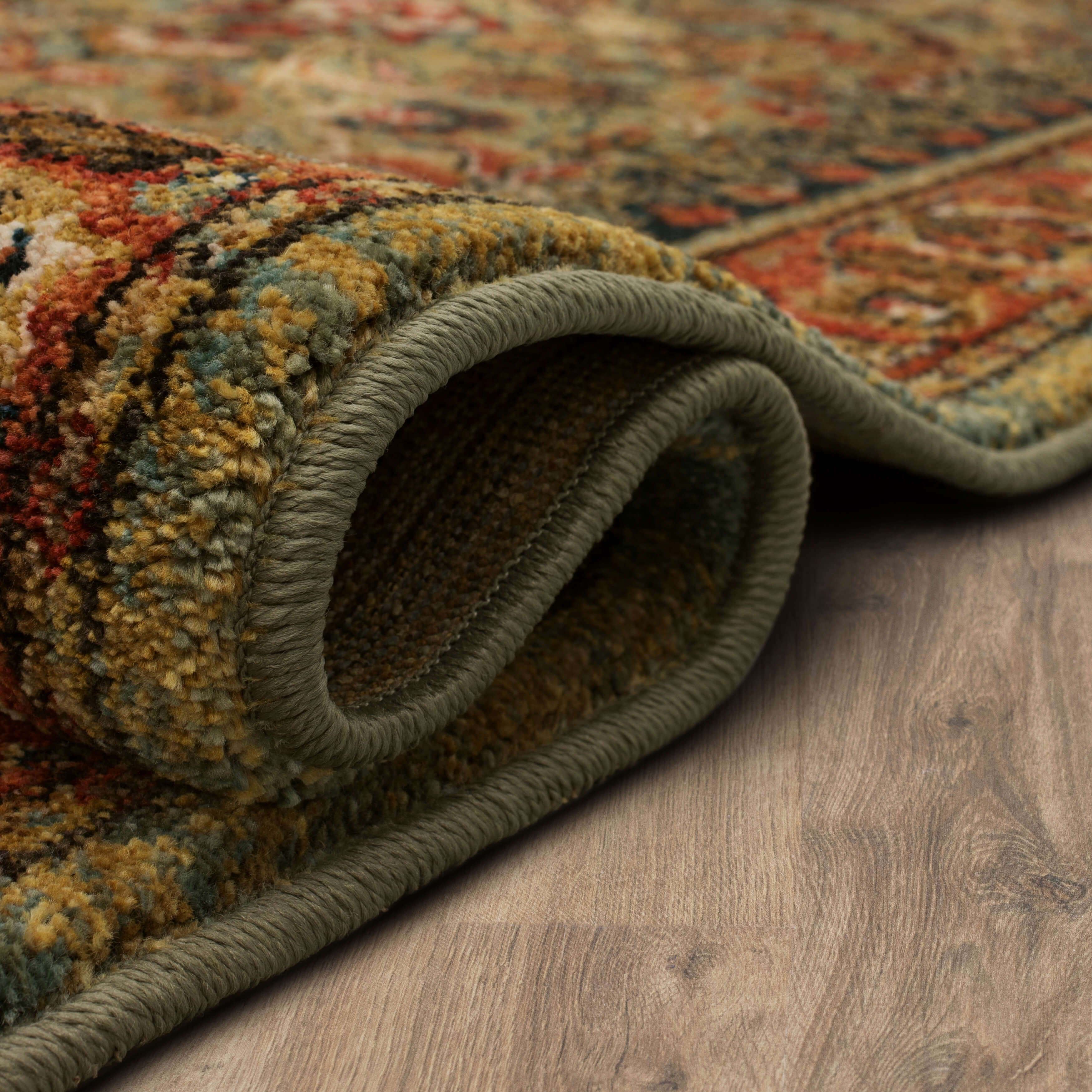 Spice Market Aqua Area Rug