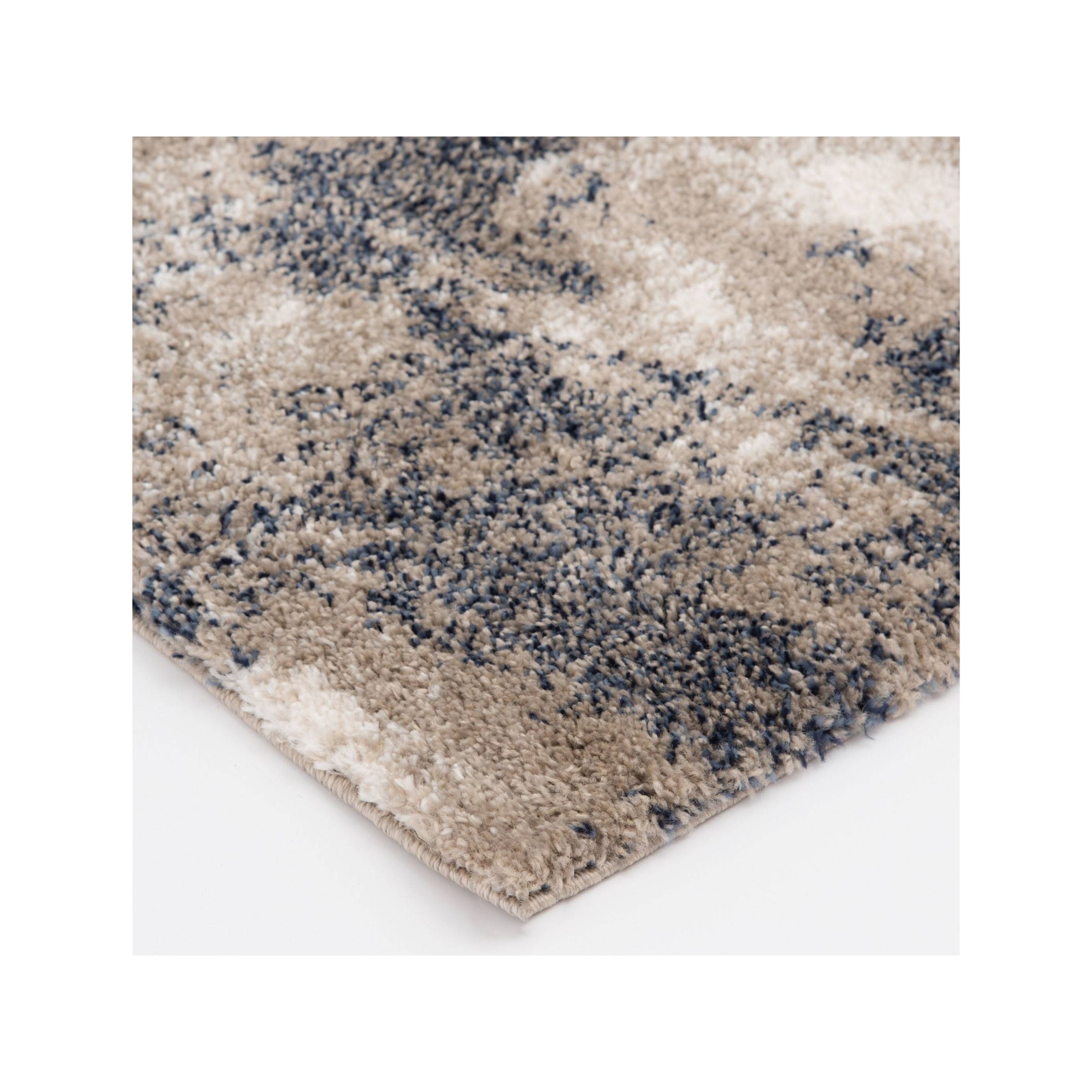 Tulsa Navy/Tan/Cream Area Rug