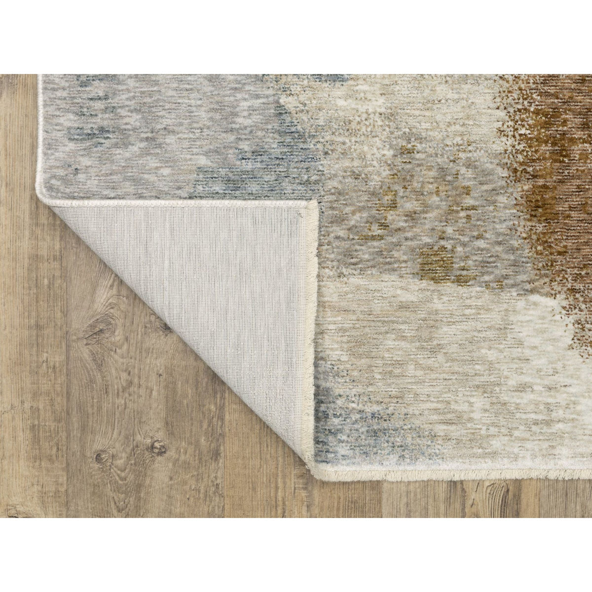 Hayden Beige/Blue/Brown Abstract Area Rug