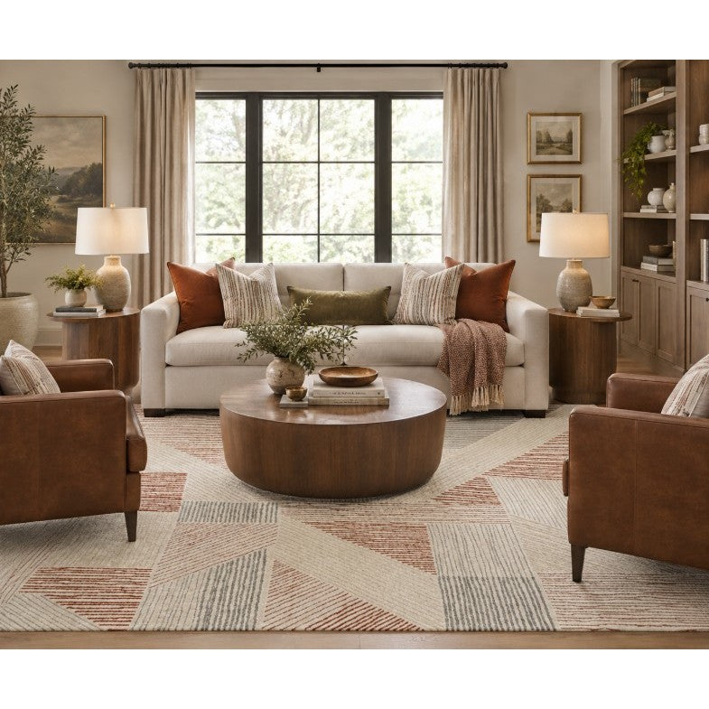 Bowen Red Area Rug