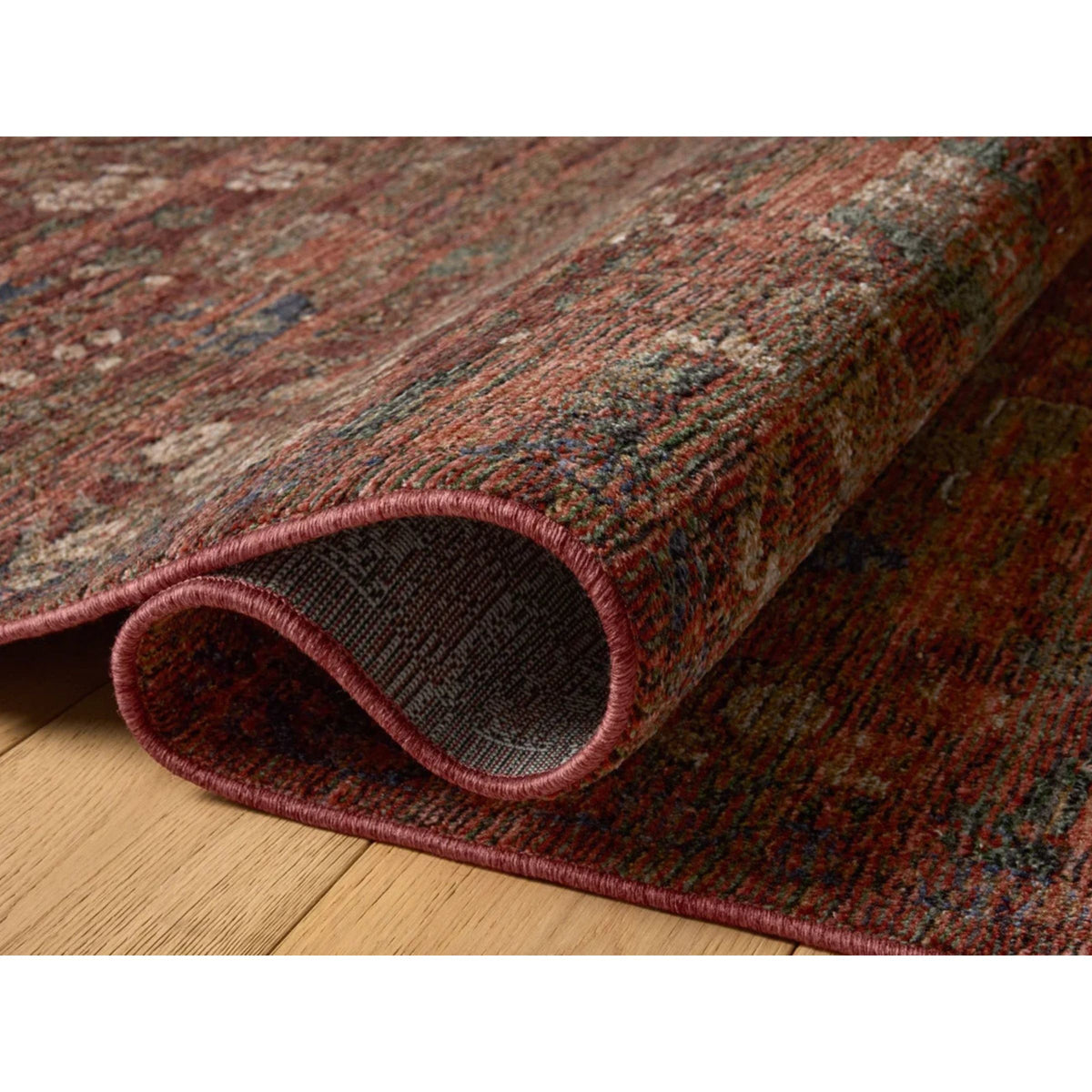 Winchester Ruby/Mushroom Area Rug