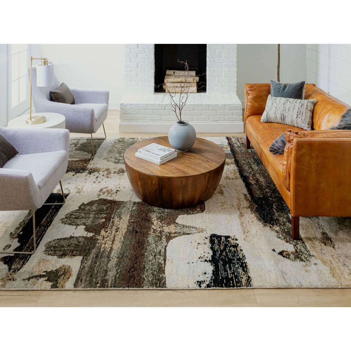 Depiction Annora Neutral Area Rug