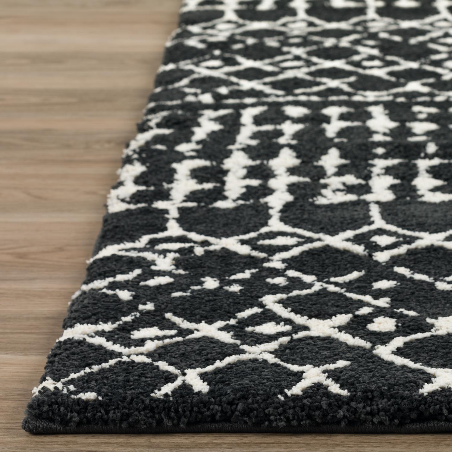 Marquee Midnight/Ivory Area Rug 9'10"W x 13'2"L