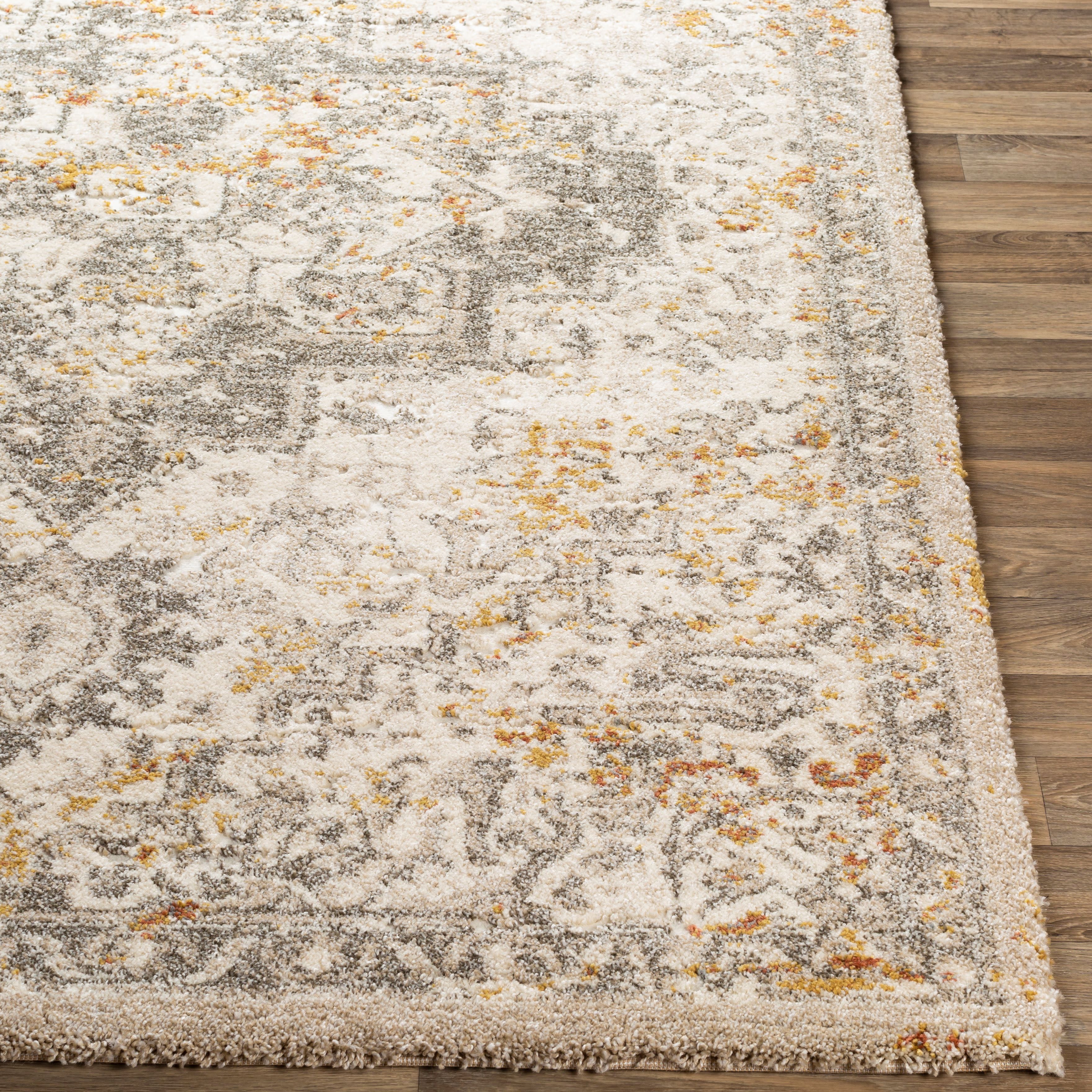 Tuscany Cream Medallion Area Rug