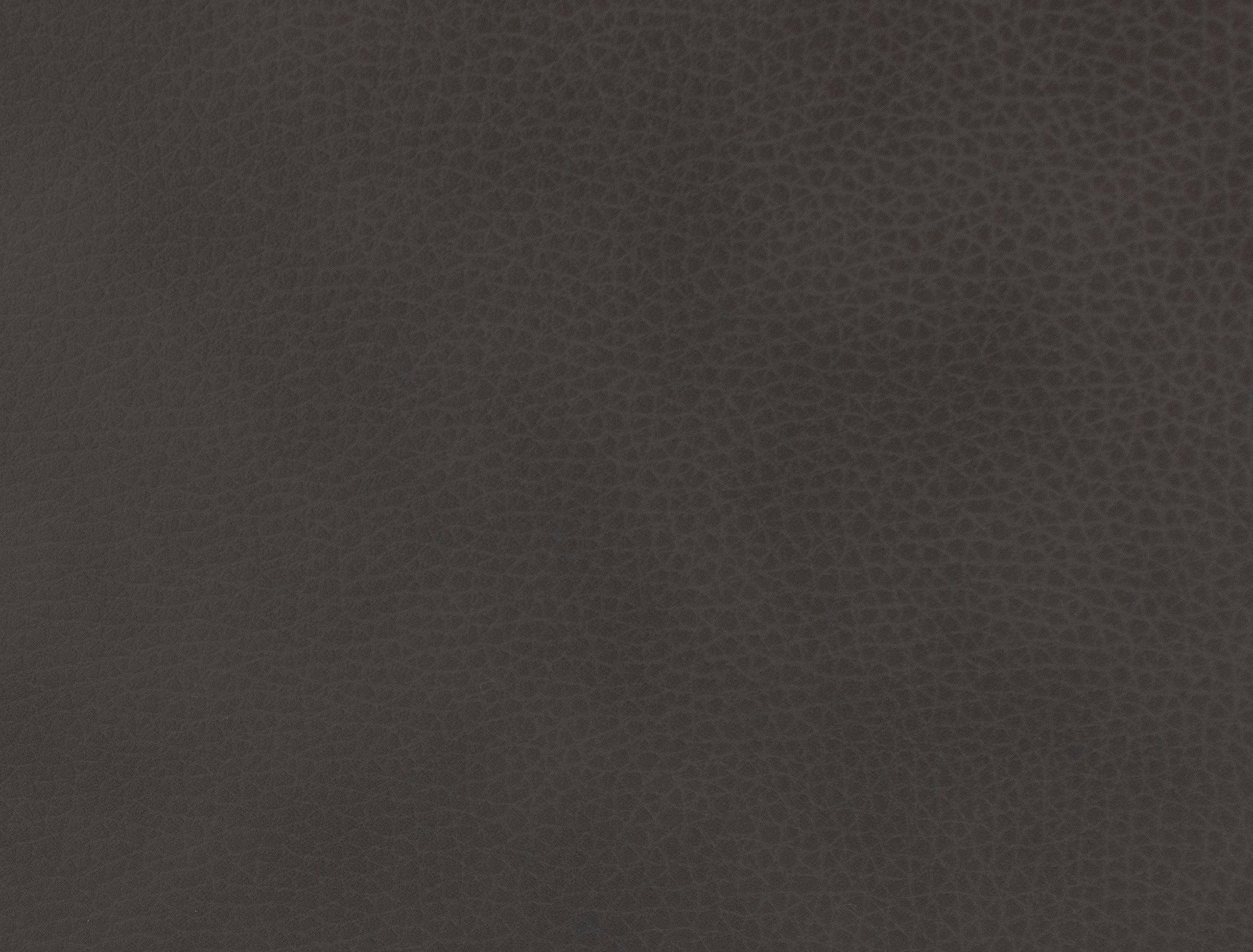 Black leather texture with fine grain pattern, shown as a close-up sample.