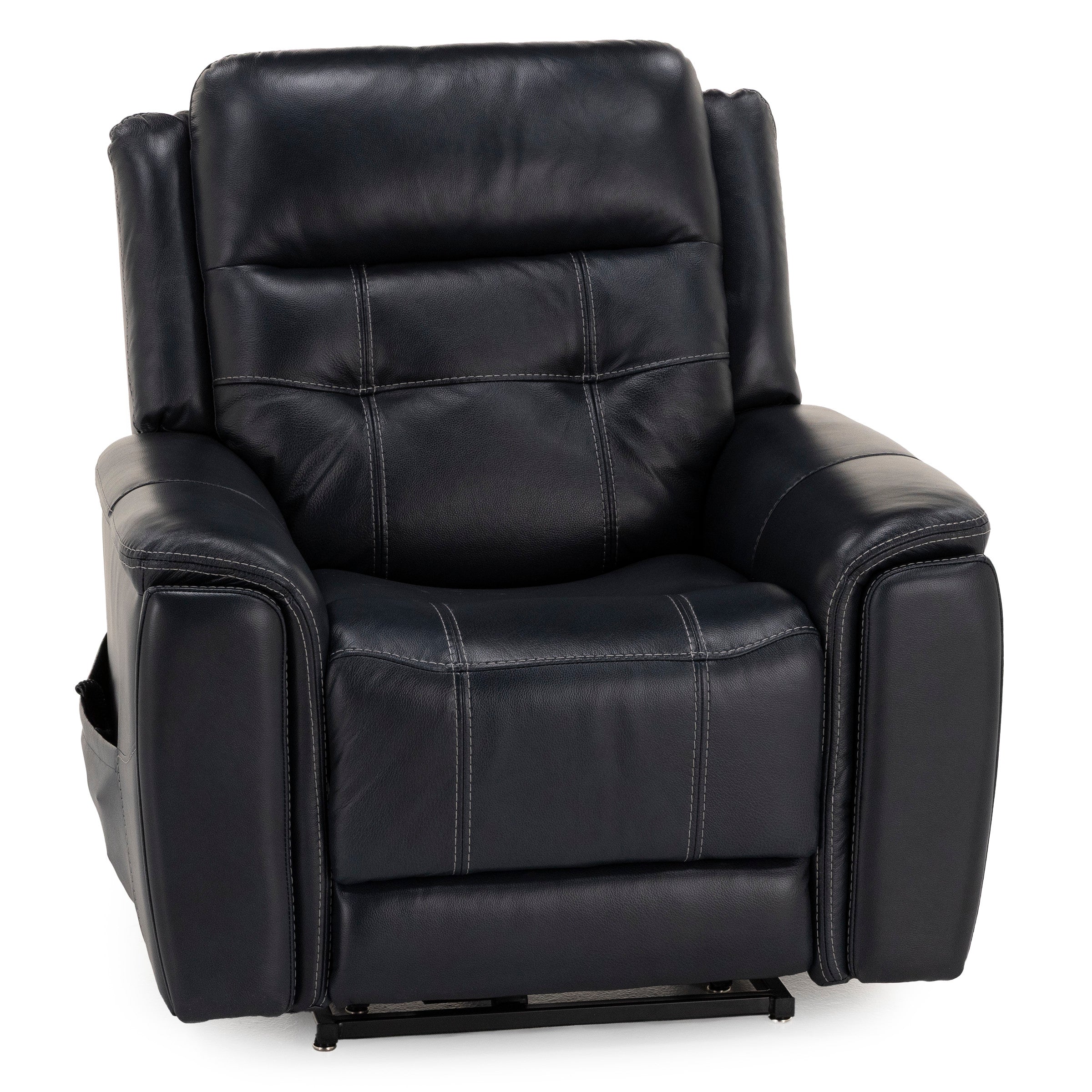 Quinn Leather Fully Loaded Lift Chair With Heat And Hidden Cupholders (FDA Class II Medical Device)
