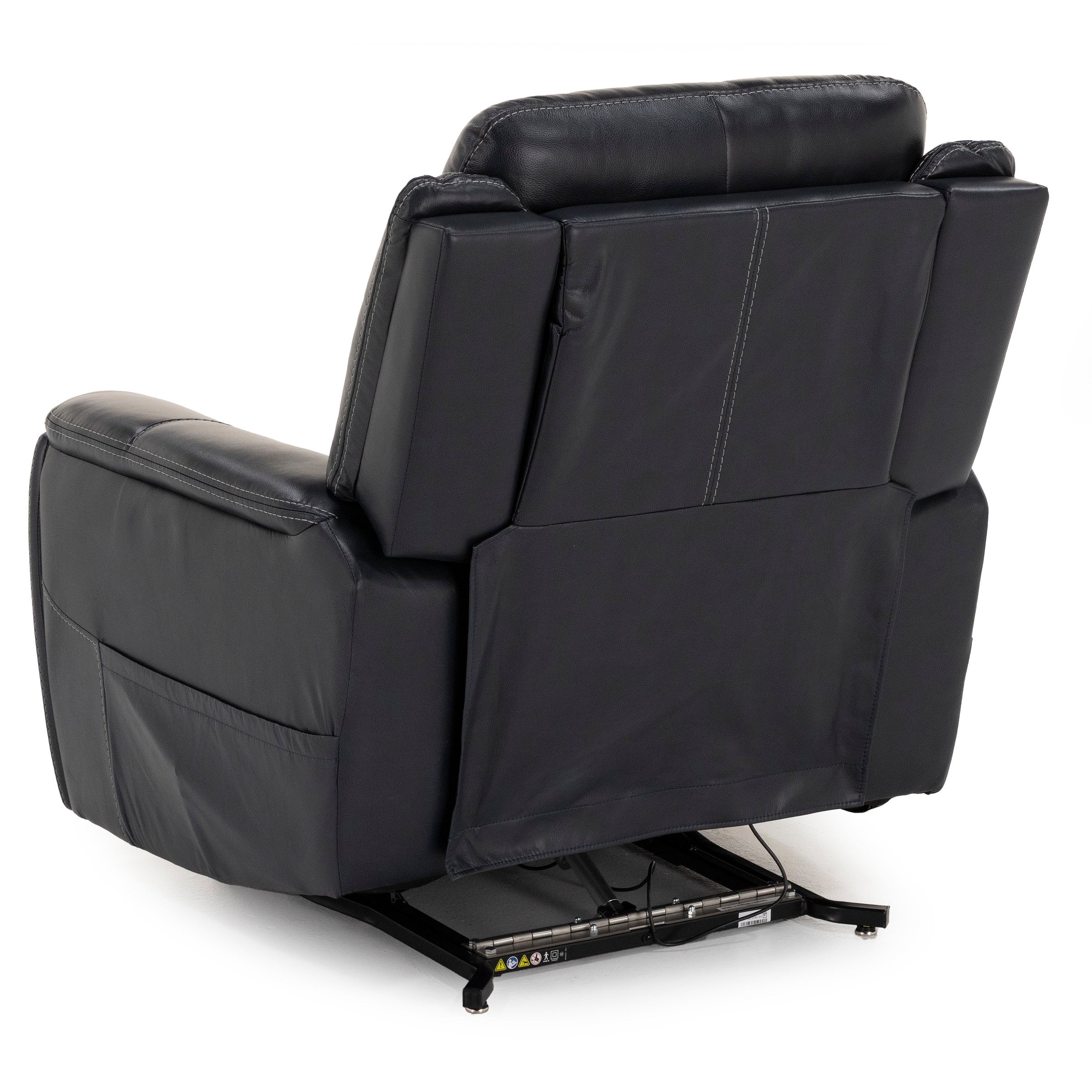 Quinn Leather Fully Loaded Lift Chair With Heat And Hidden Cupholders (FDA Class II Medical Device)