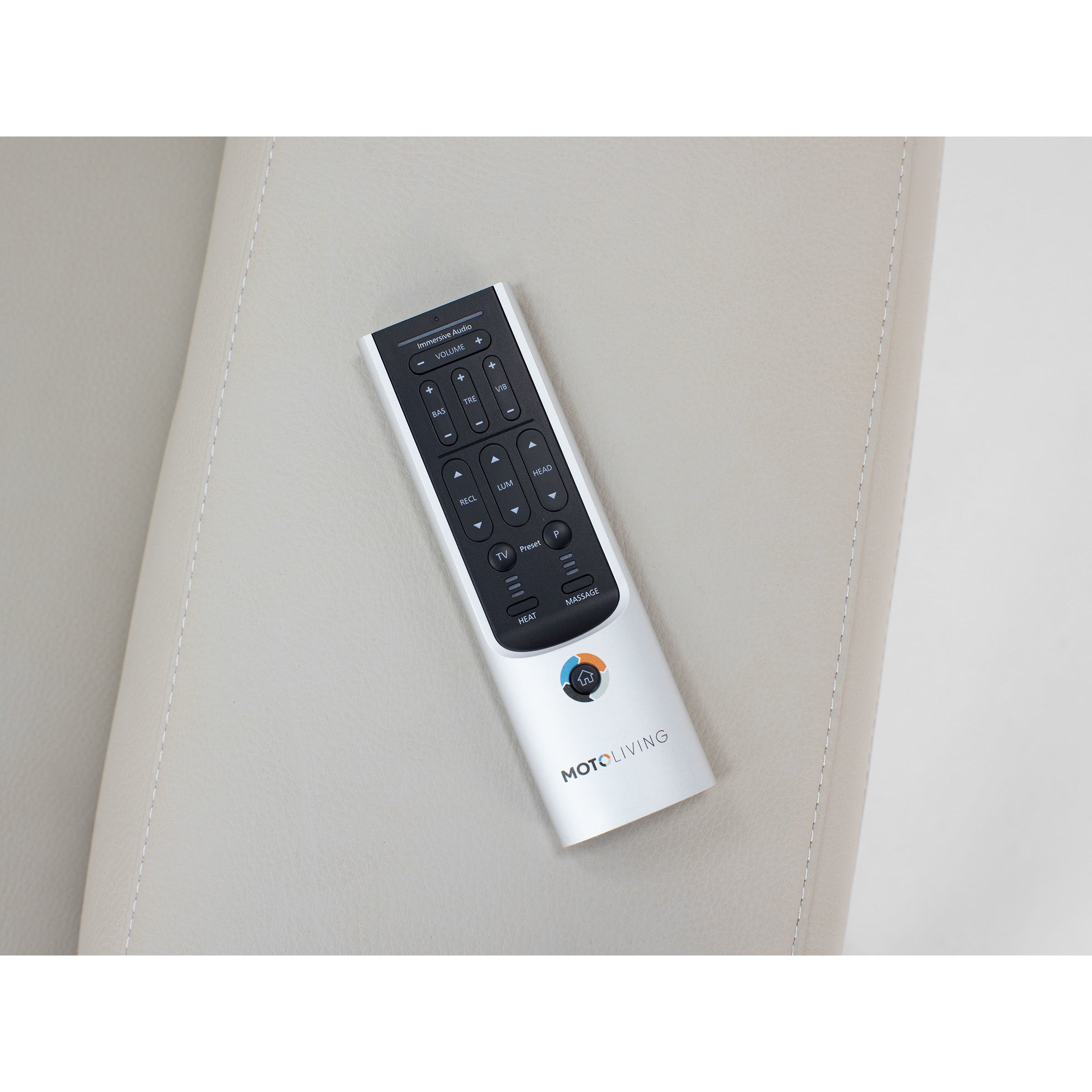 Percy Leather 5-Pc. Fully Loaded Wall Saver Modular With Immersive Audio, Heat And Massage