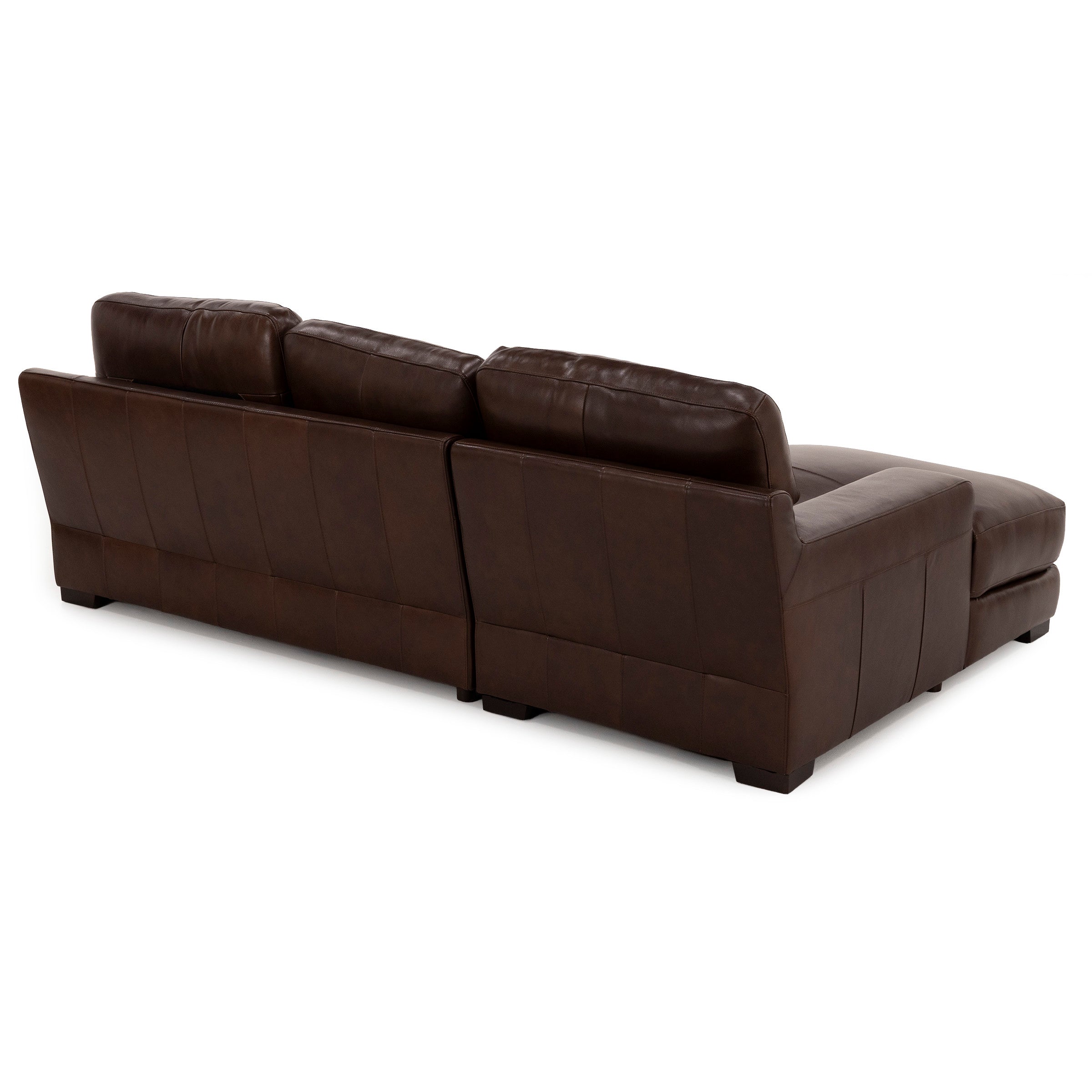 Rainier 2-Pc. Leather Chaise Sofa