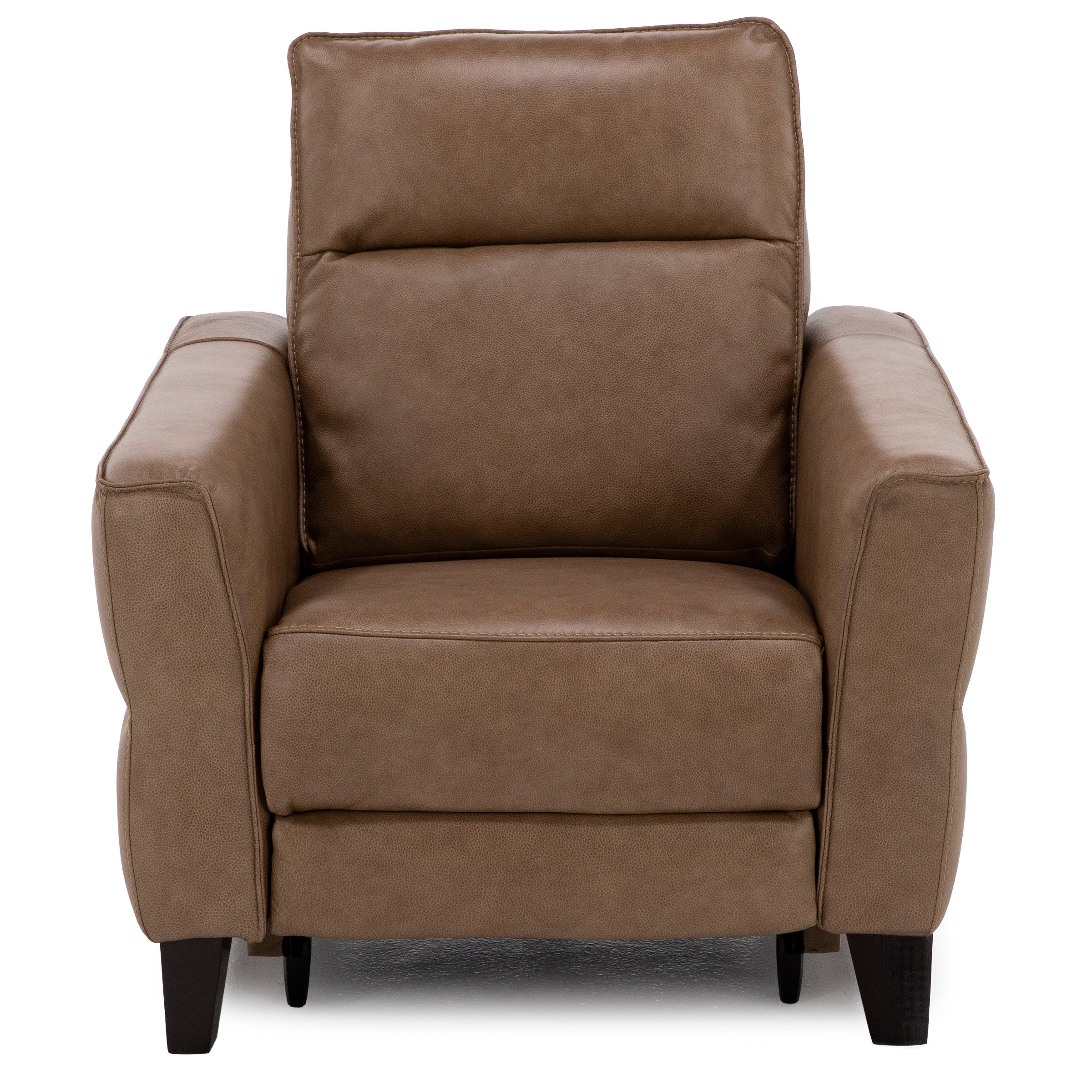 New York Leather Power Headrest Recliner