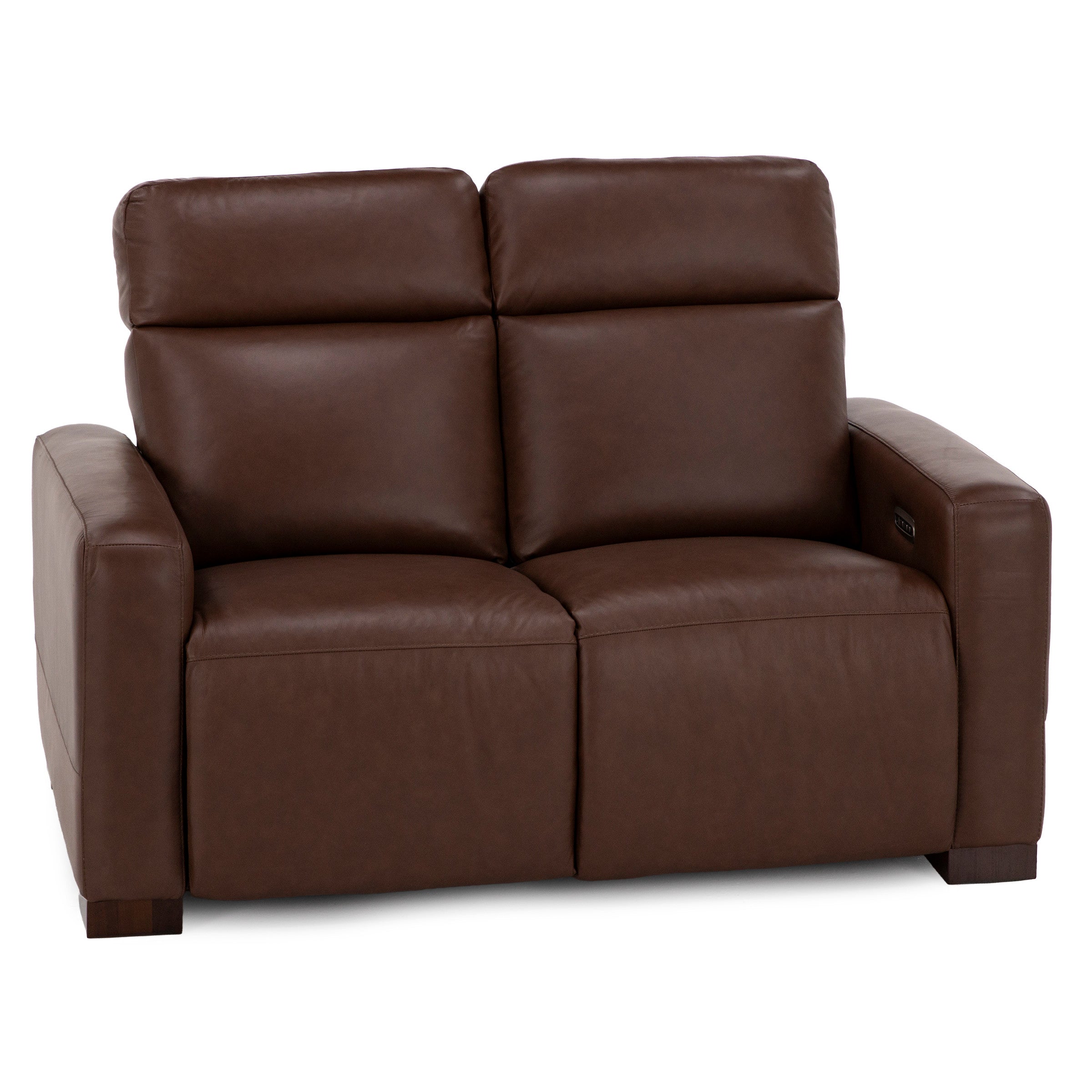 Acadia Leather Power Headrest Zero Gravity Reclining Loveseat
