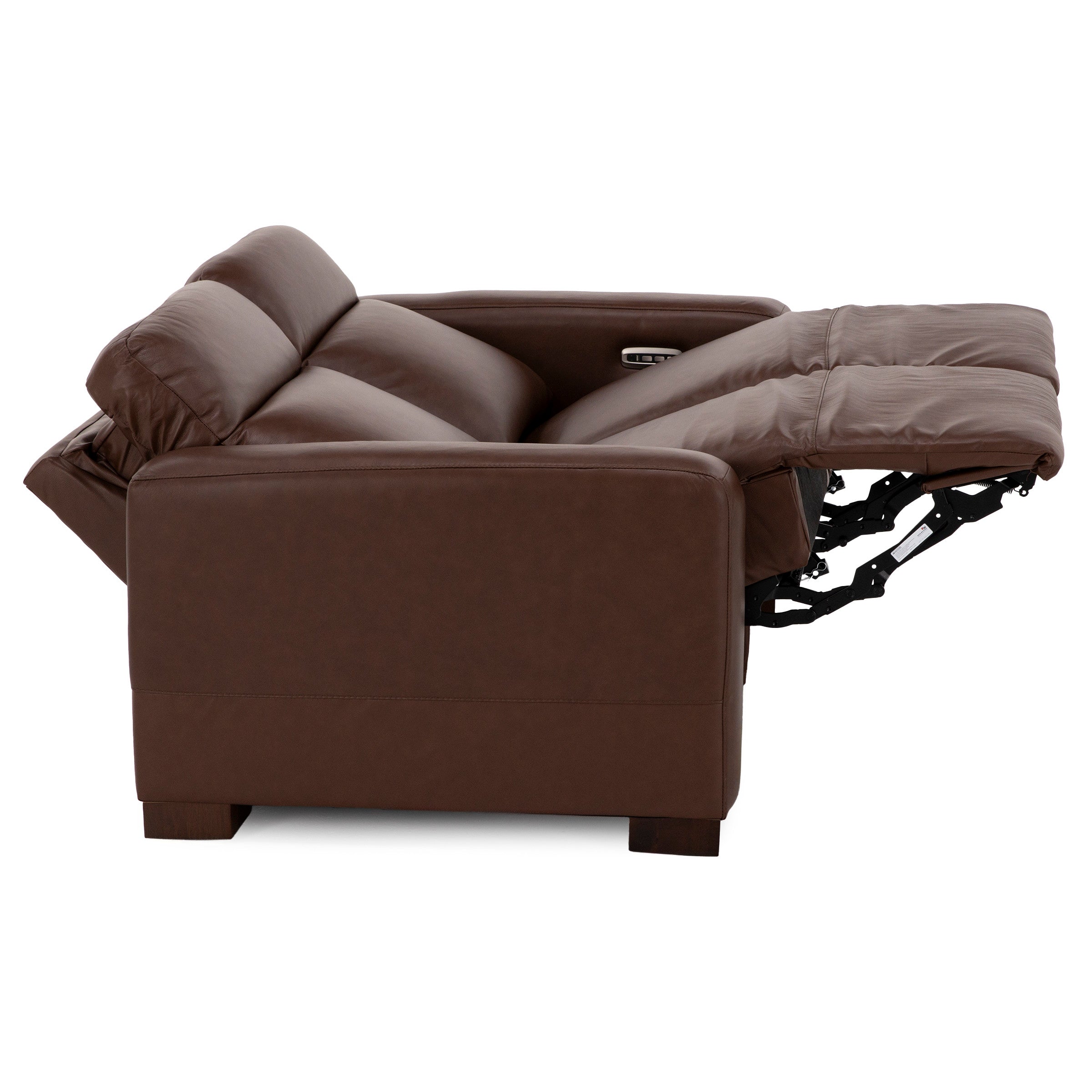 Acadia Leather Power Headrest Zero Gravity Reclining Loveseat