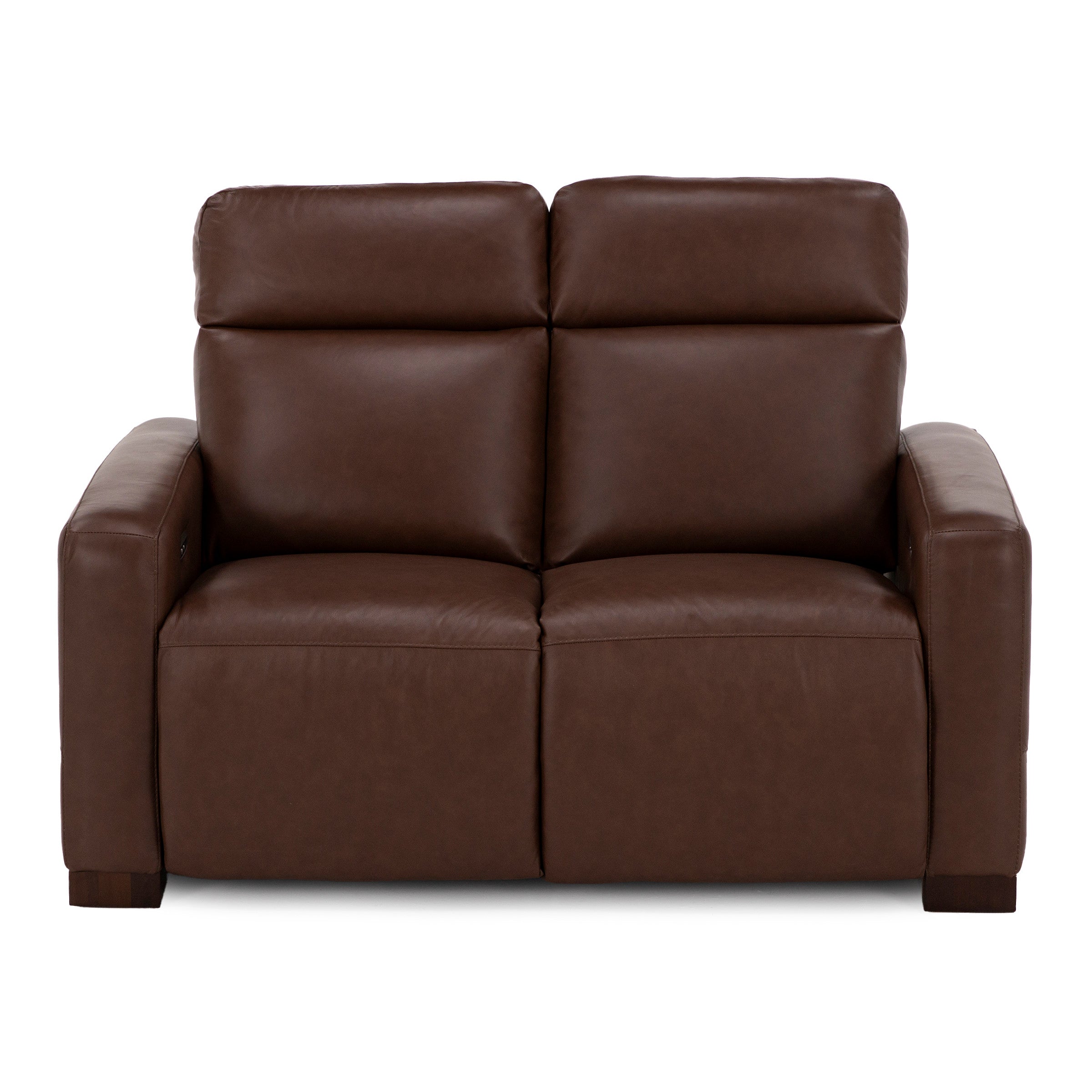 Acadia Leather Power Headrest Zero Gravity Reclining Loveseat