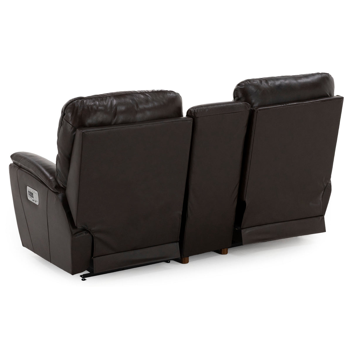 Trouper 3-Pc. Leather Fully Loaded Reclining Console Loveseat With Wireless Remotes
