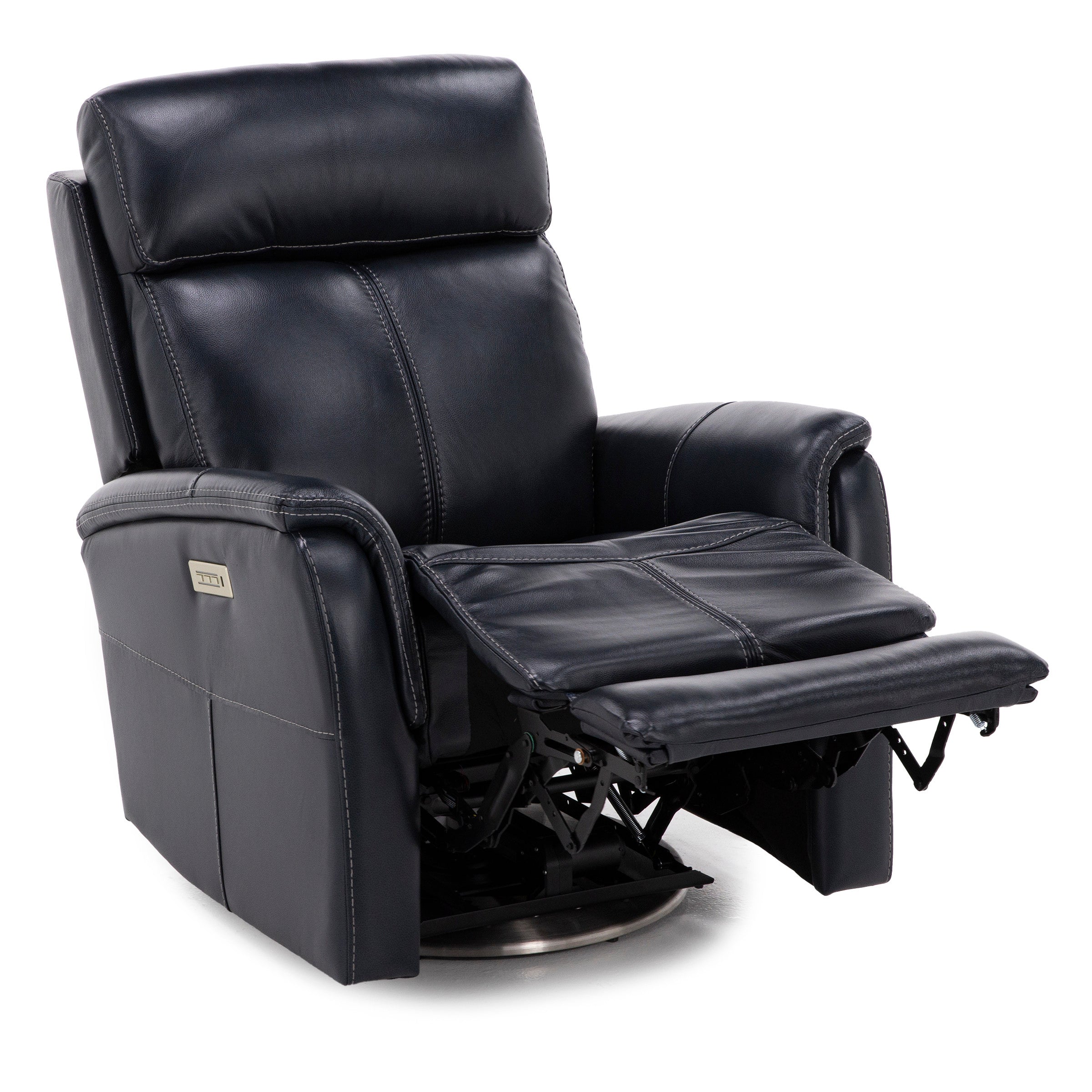 Flexsteel MOVE360 Leather Fully Loaded Swivel Recliner