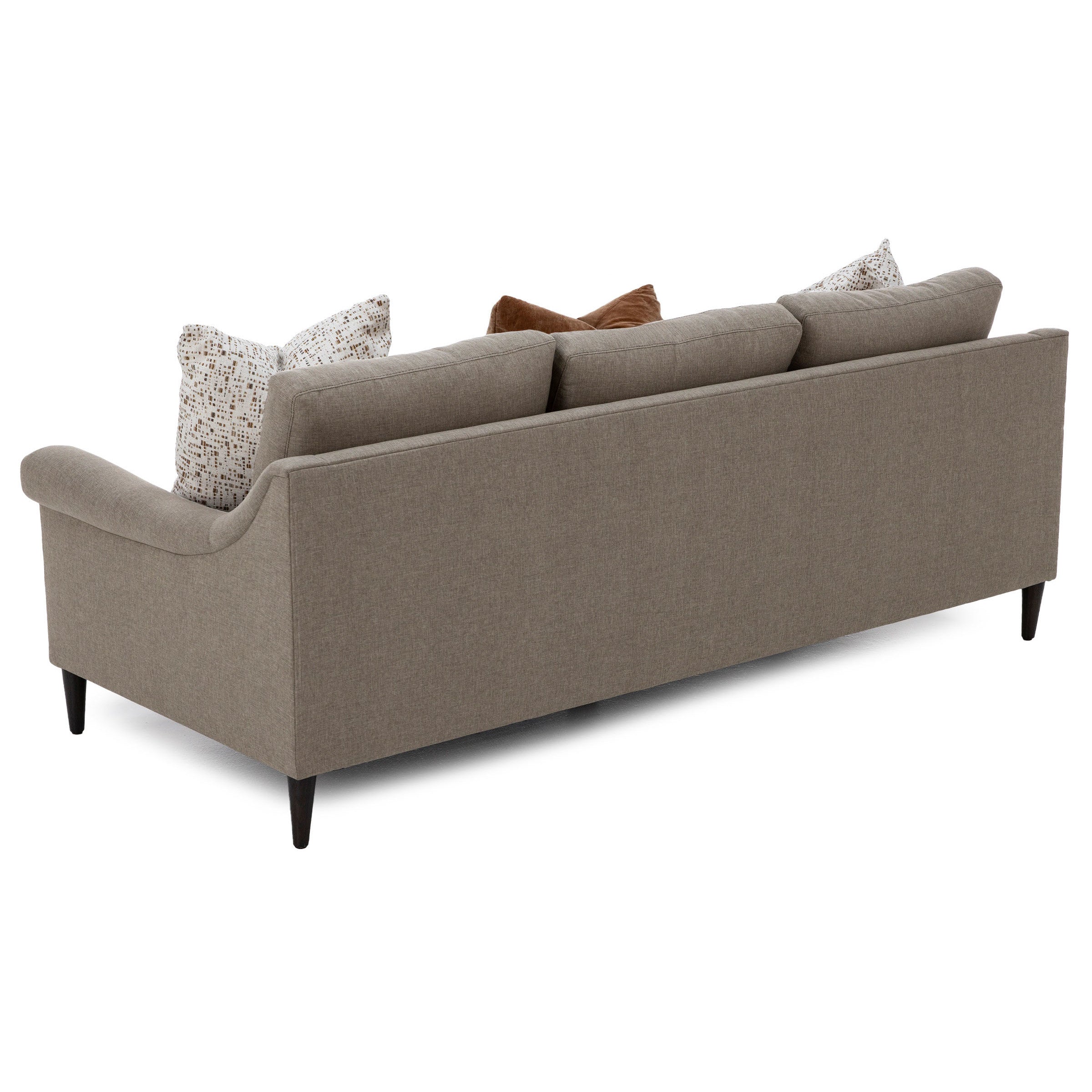 Hertz Sloped Roll Arm Sofa Plus With Three Pillows
