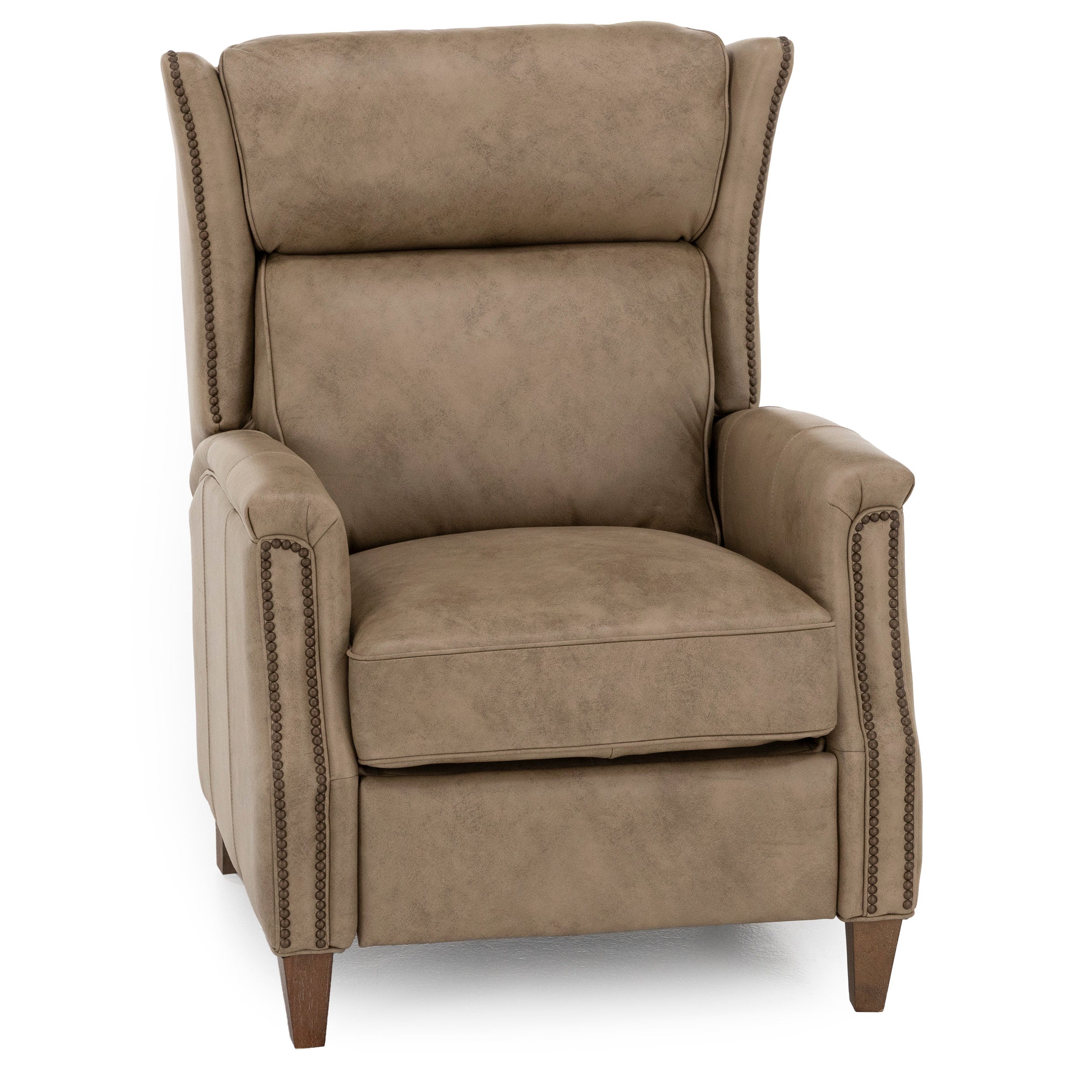 Lorne Leather Power Headrest High Leg Recliner