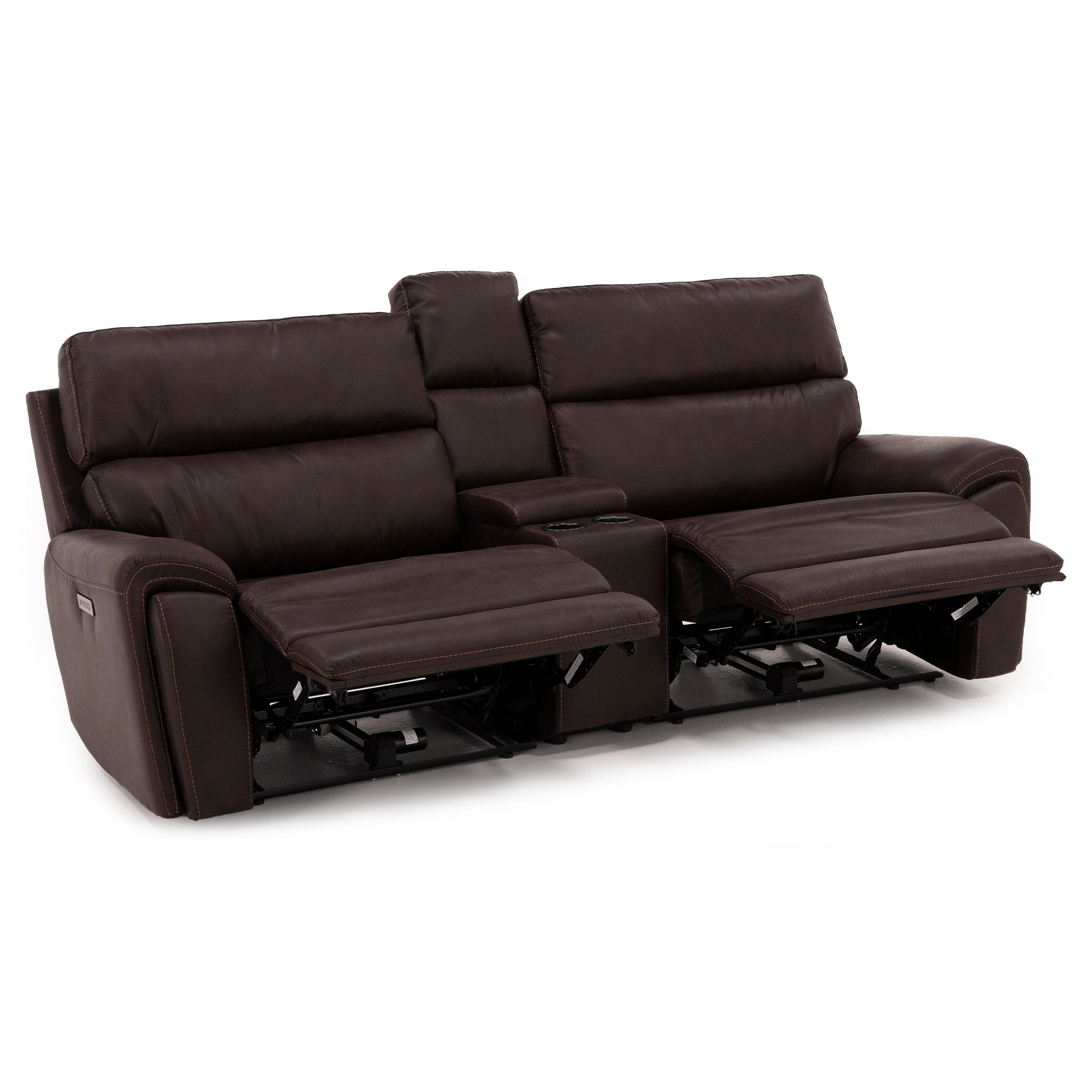 Dutton 3-Pc. Power Headrest Wall Saver Reclining Console Loveseat