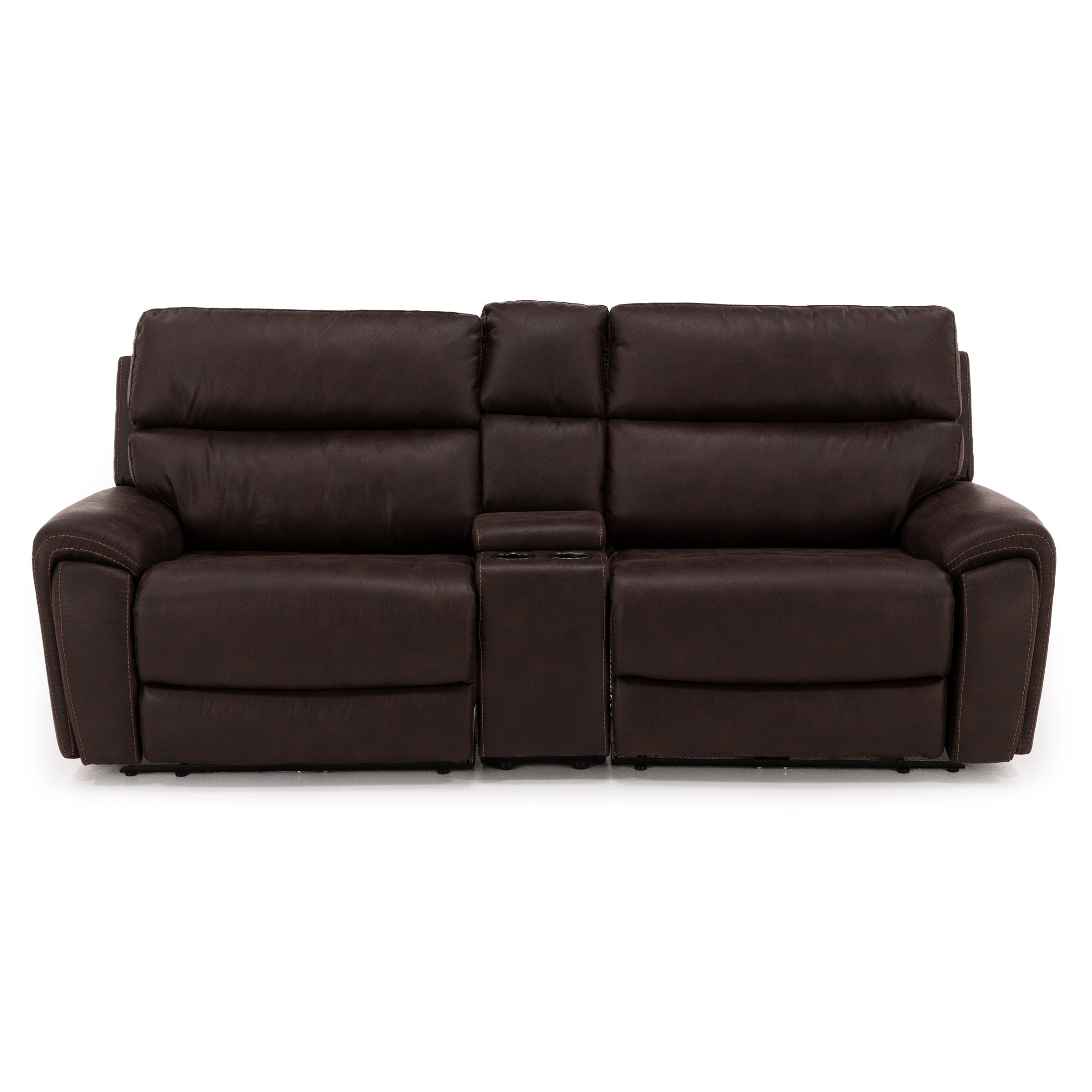 Dutton 3-Pc. Power Headrest Wall Saver Reclining Console Loveseat