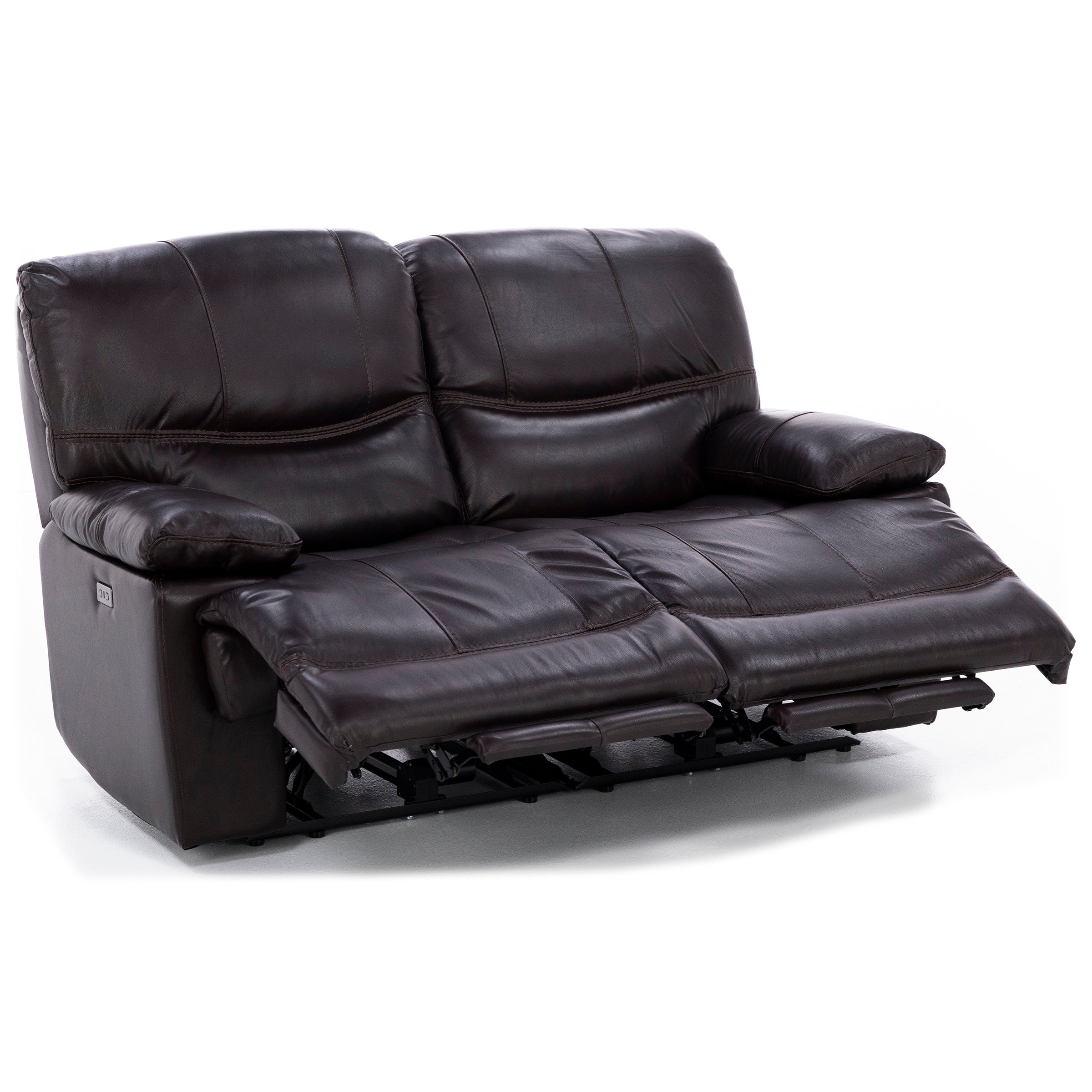 Denver 2-Pc. Leather Zero Gravity Power Reclining Loveseat