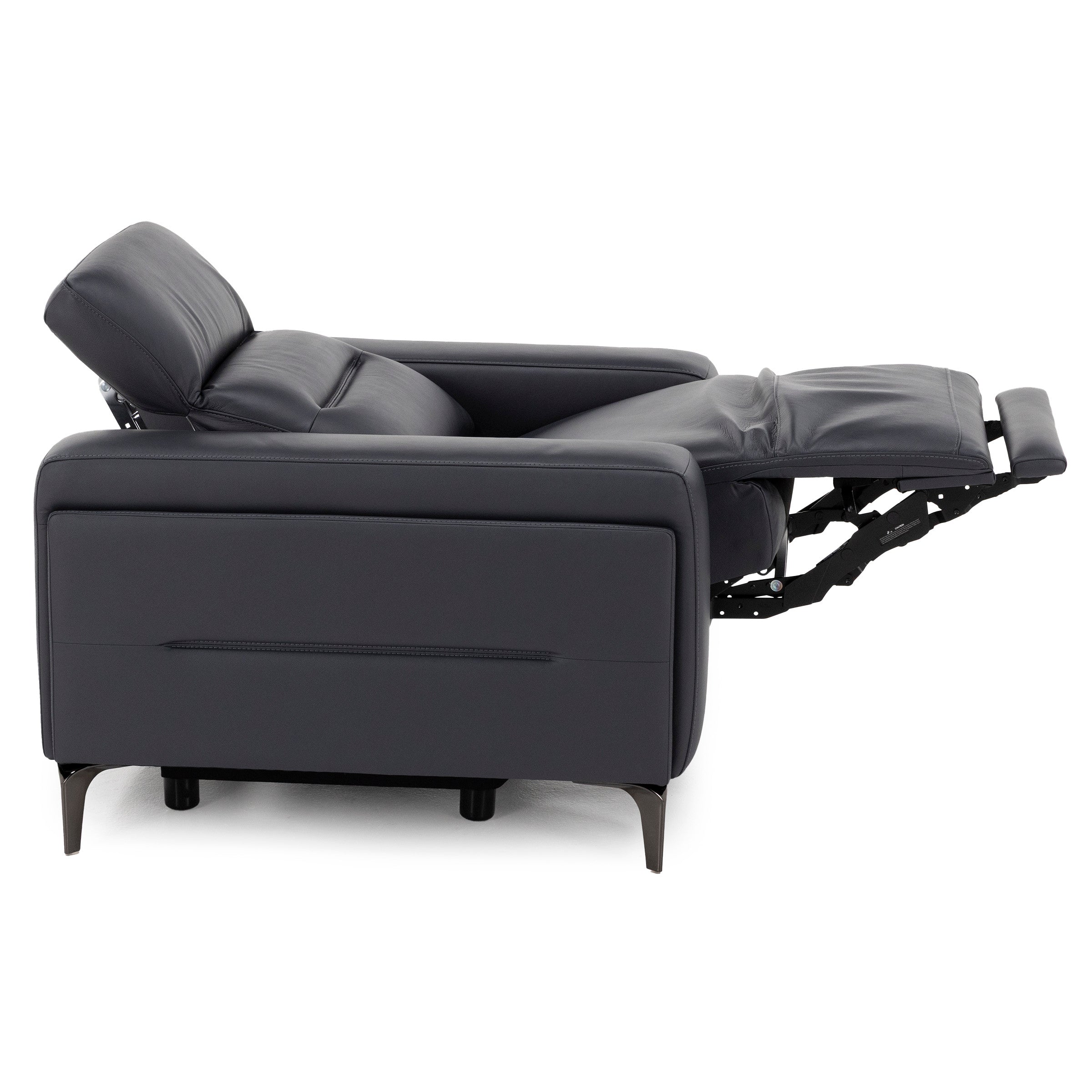Drew & Jonathan Home Amalfi Leather Wall Saver Power Headrest Recliner