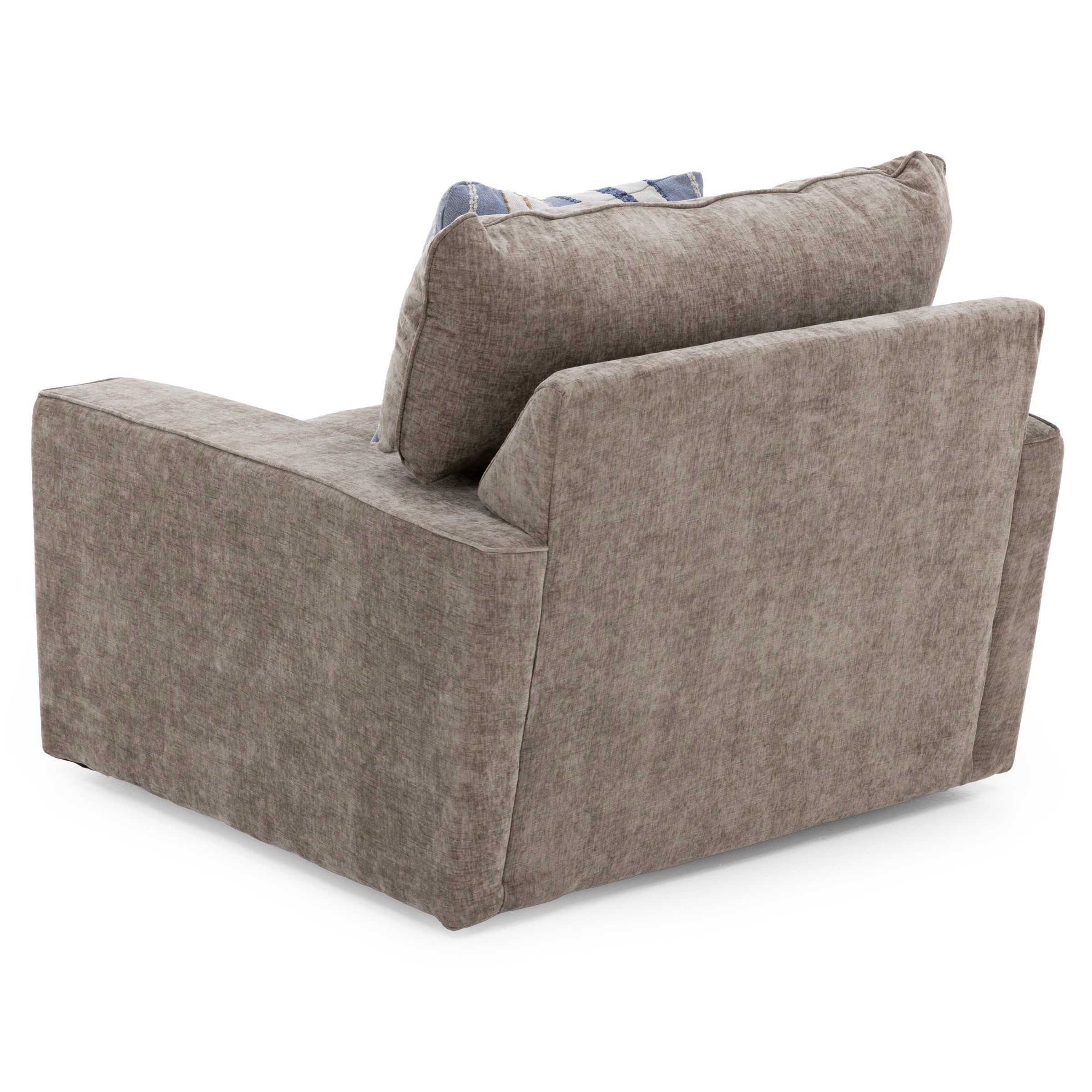 Troy Swivel Chair With Classic Deluxe Cushion