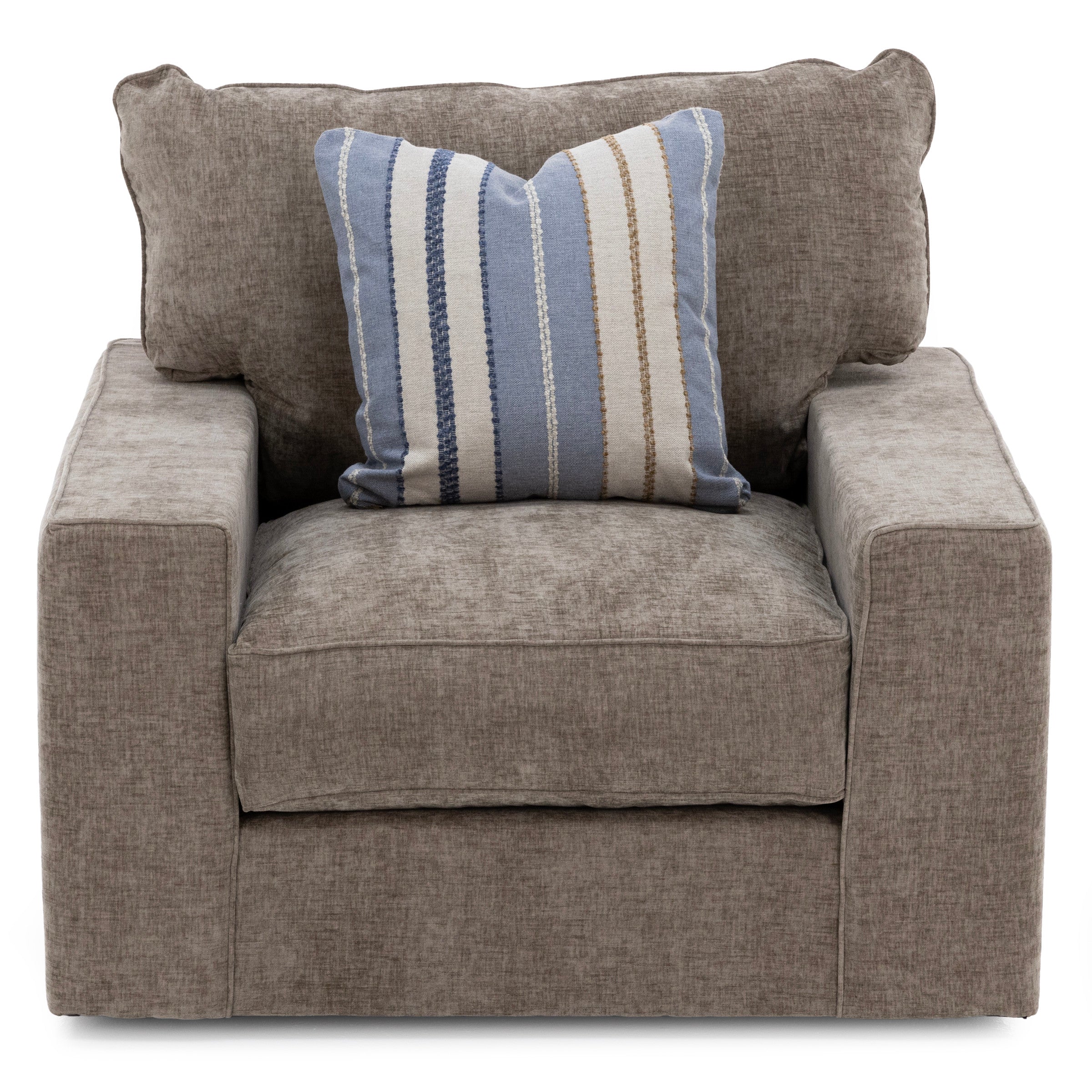 Troy Swivel Chair With Classic Deluxe Cushion