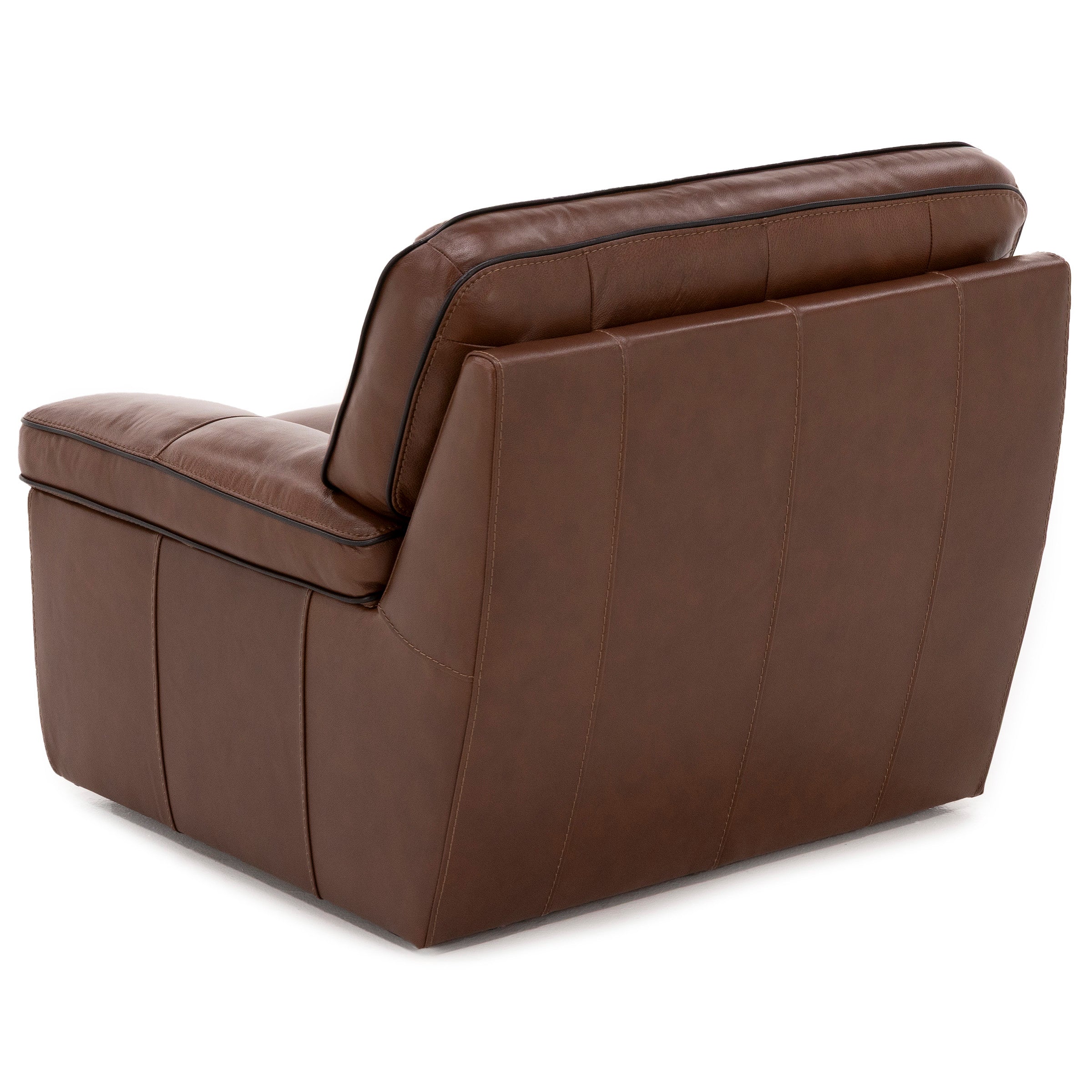 Piper Leather Swivel Chair