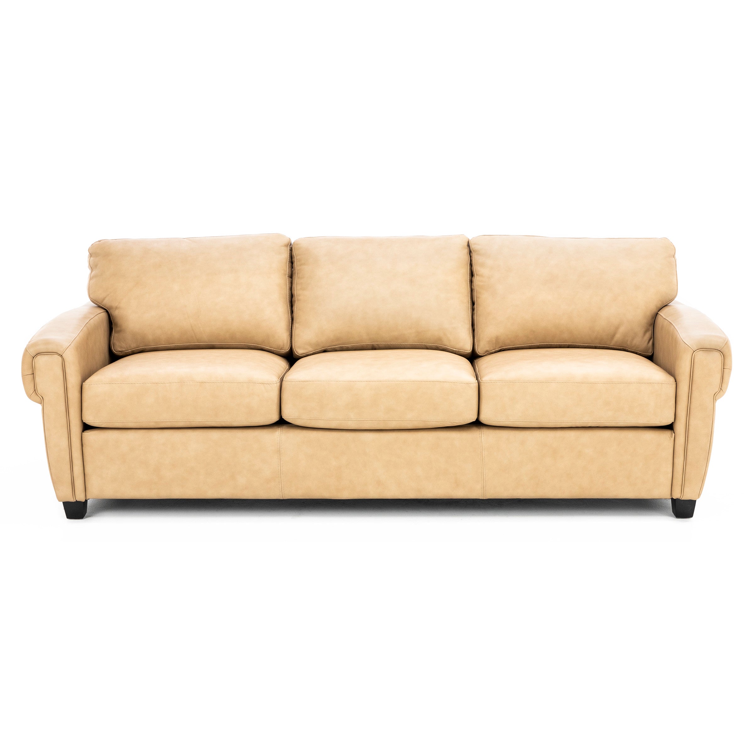 Sacramento Leather Large Key Arm Sofa