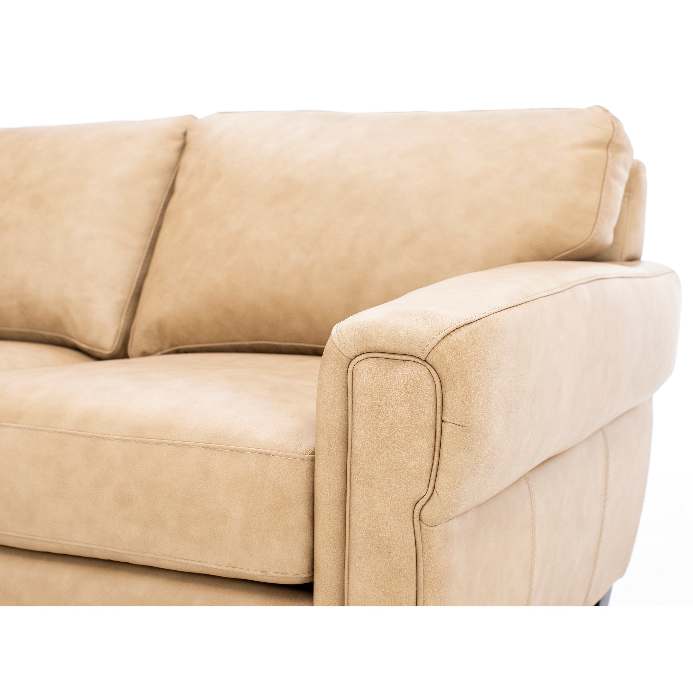Sacramento Leather Large Key Arm Sofa