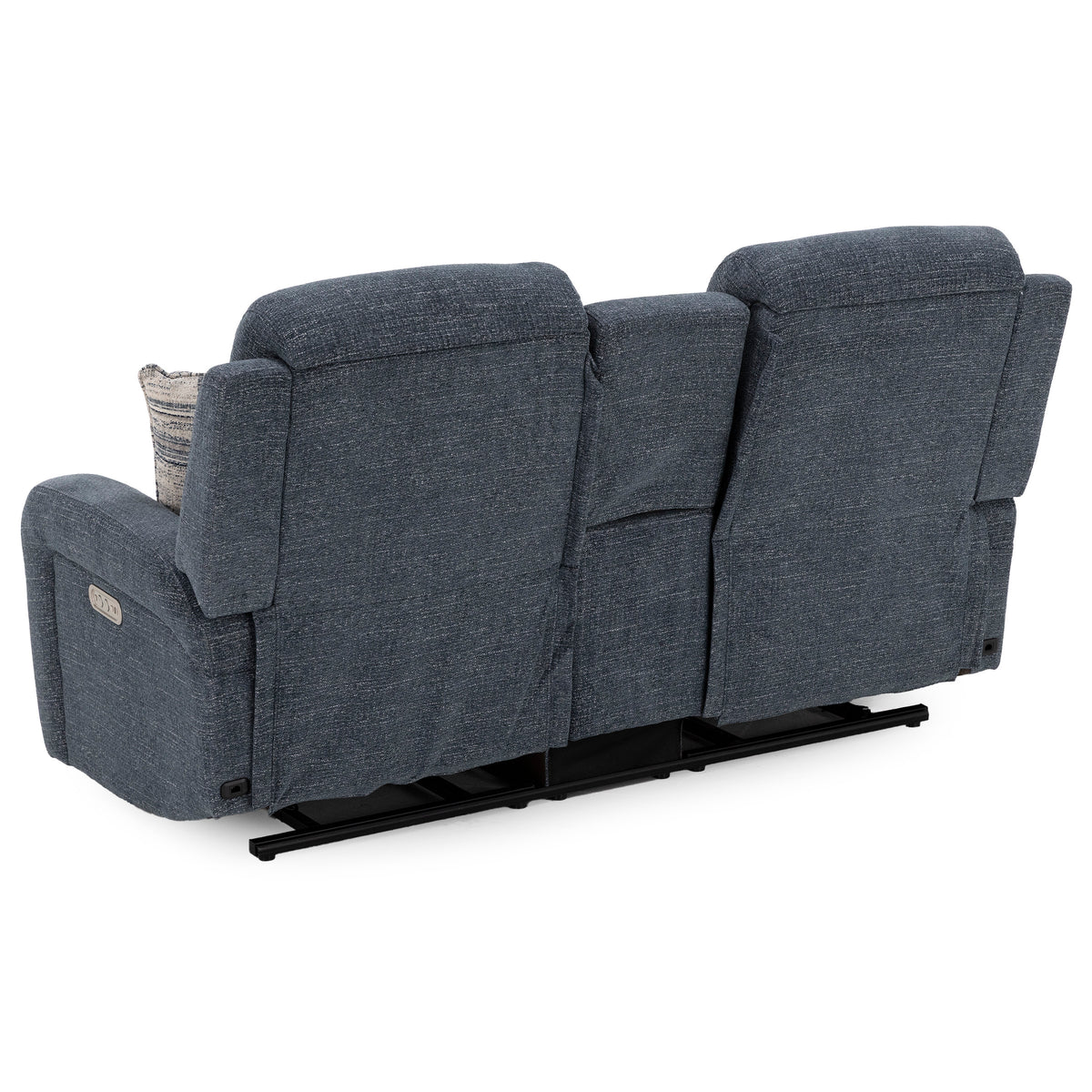 Pacific Power Headrest Auto Glide Reclining Console Loveseat