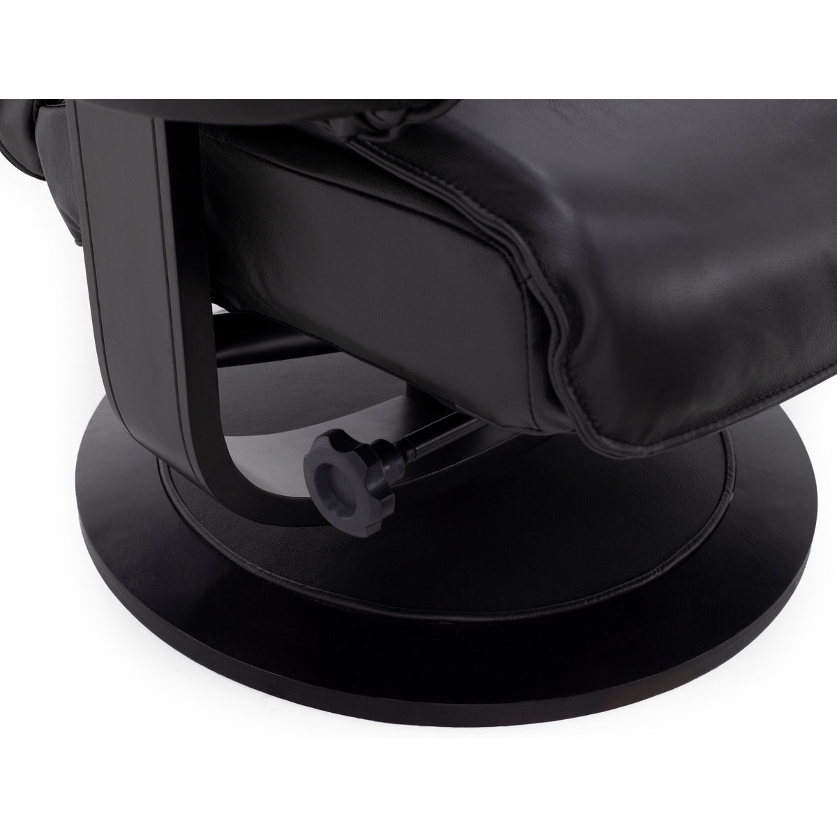 Genevive Leather Chair and Ottoman Set