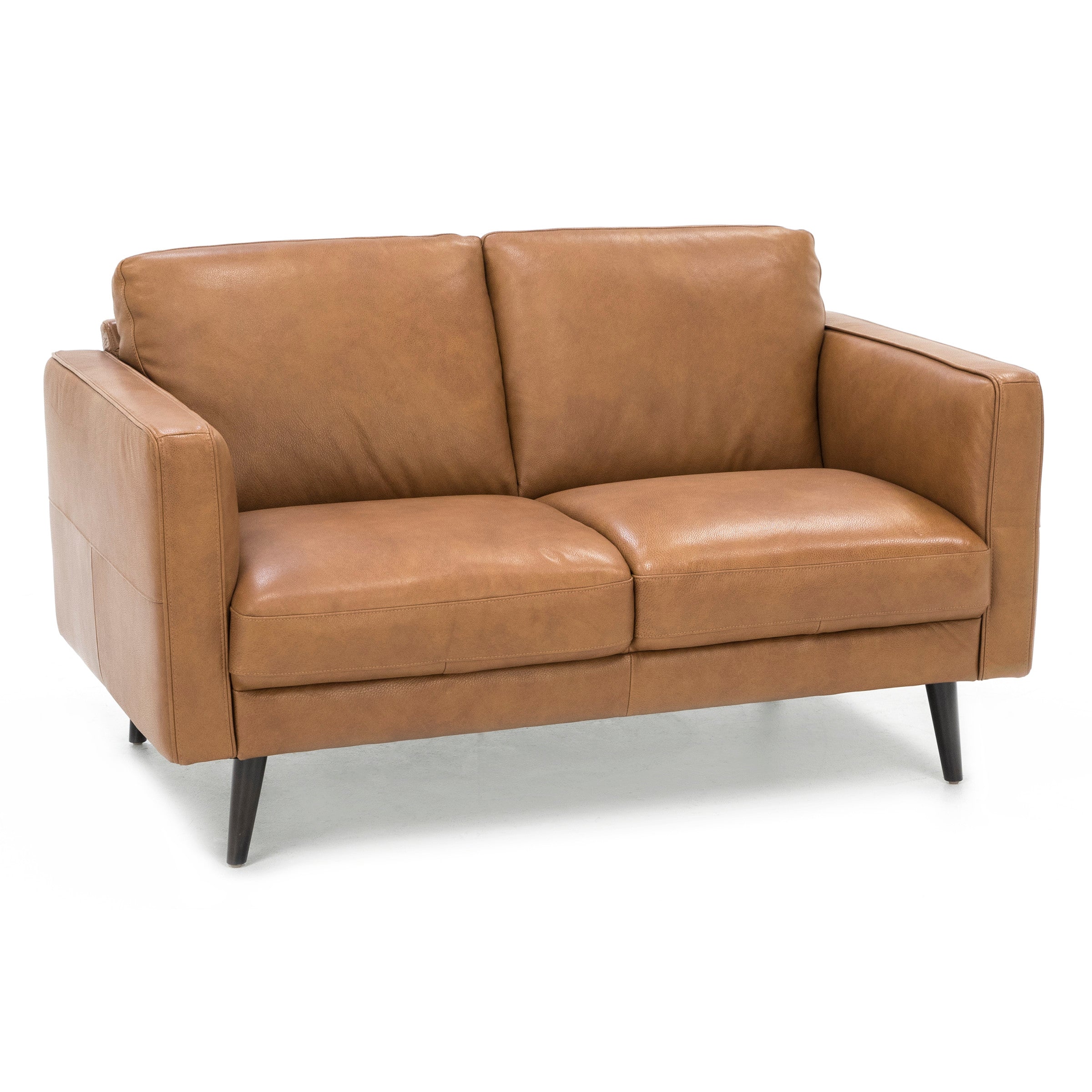 Turin Leather Loveseat
