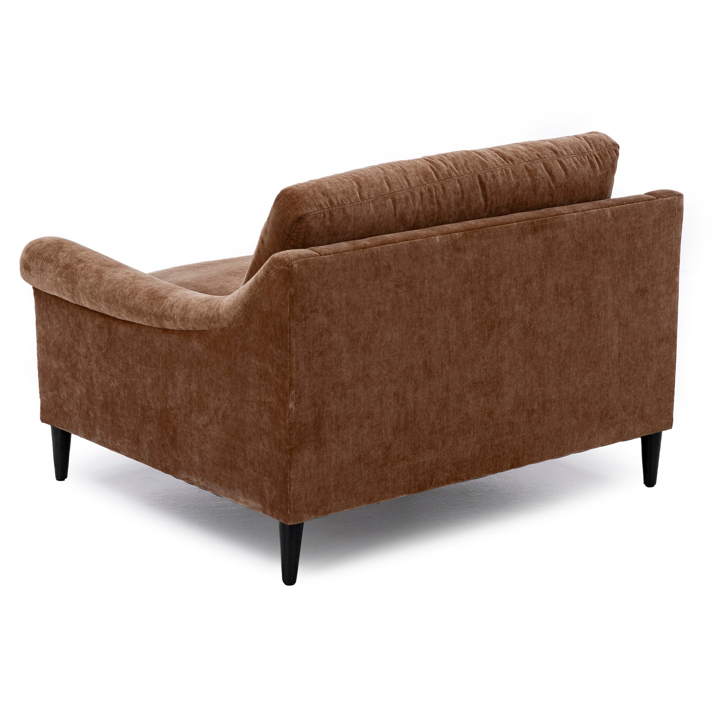 Hertz Sloped Roll Arm Cuddle Chair With Pluma Plush Cushion