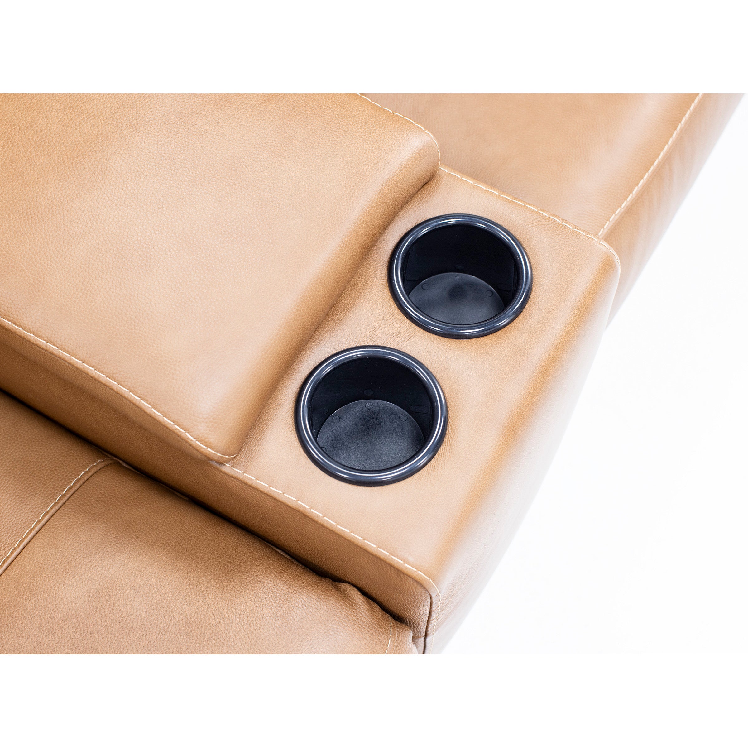 Silverado 5-Pc. Leather Power Headrest Reclining Modular