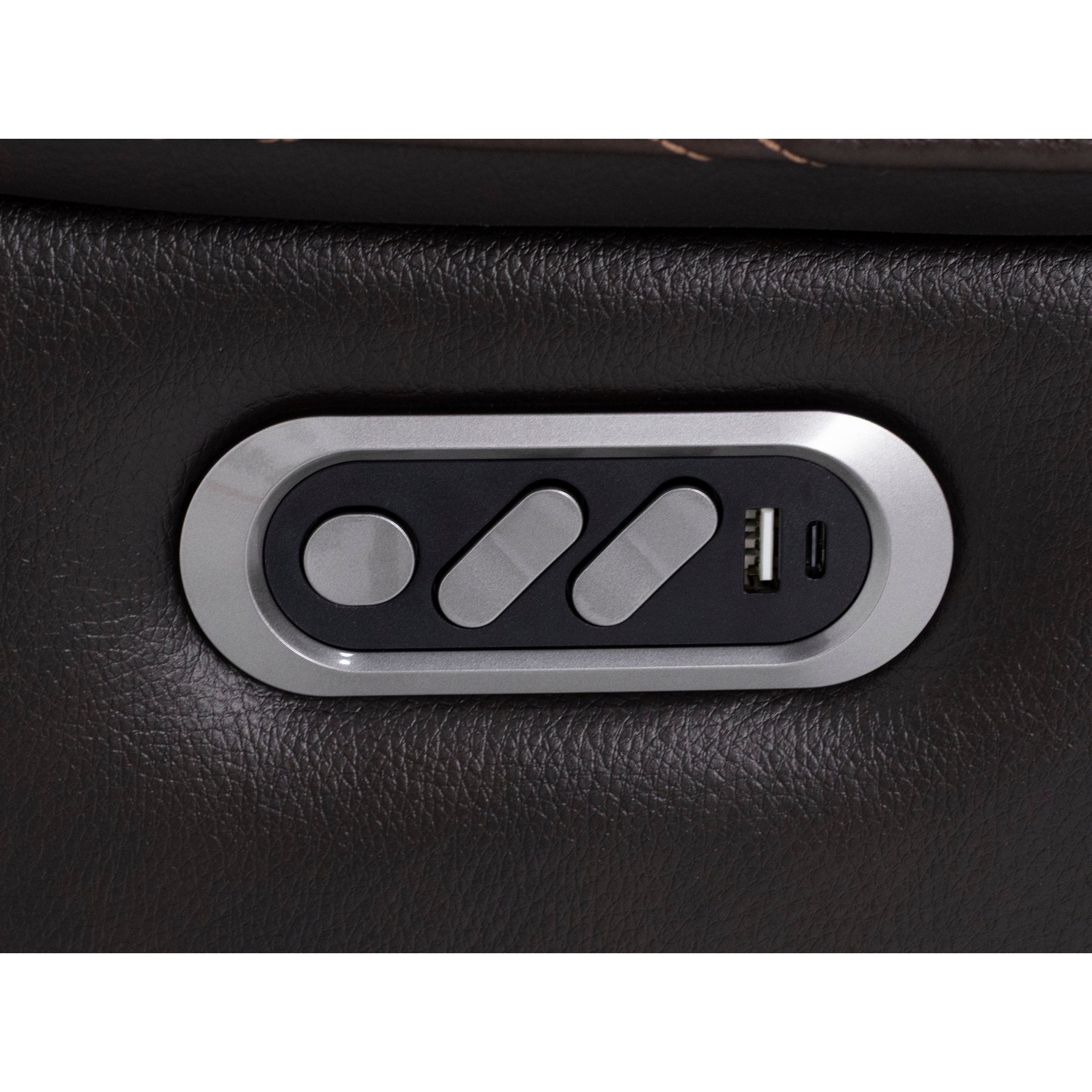 Drew & Jonathan Home Marquee 7-Pc. Leather Power Headrest Reclining Modular