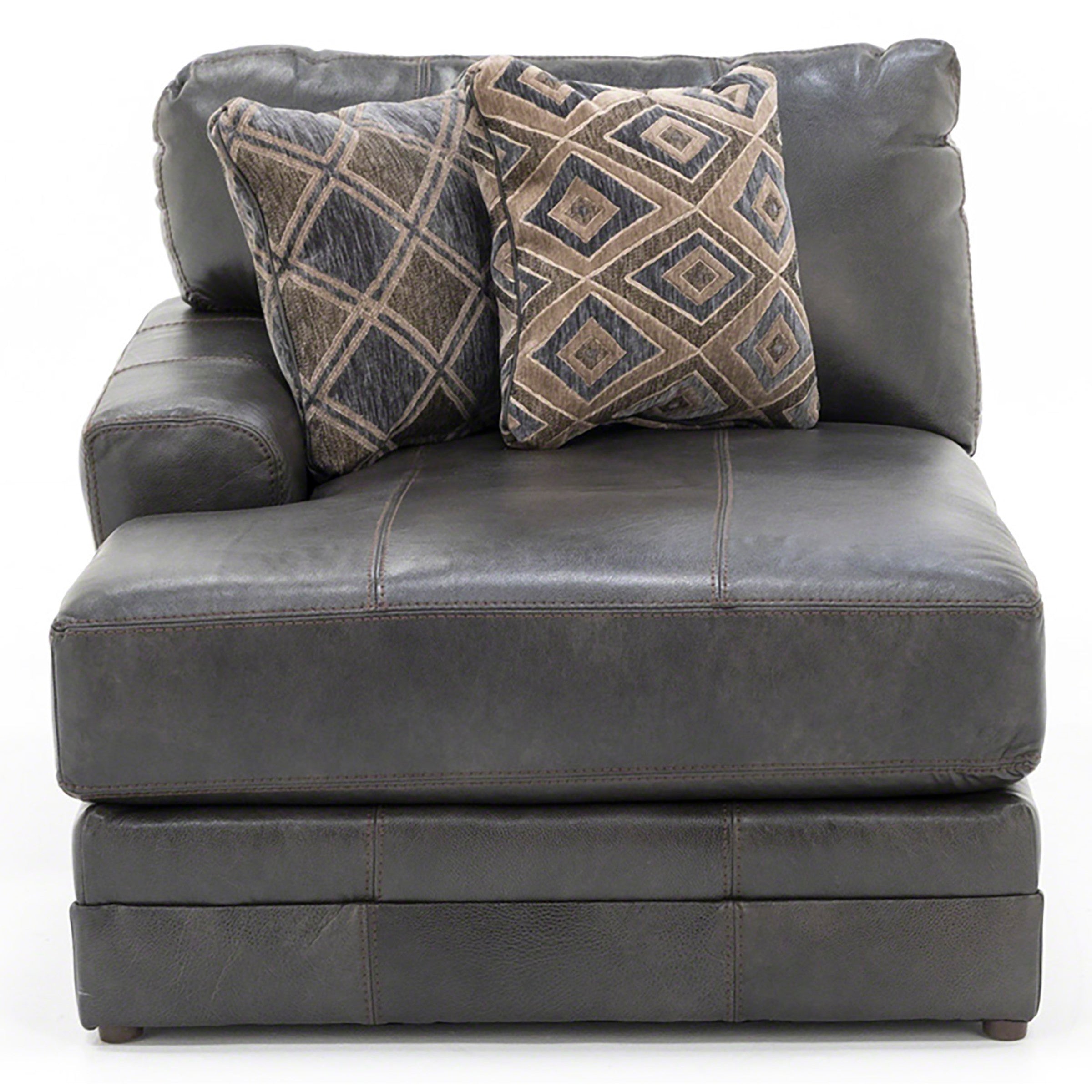 Camden 2-Pc. Leather Sectional with Chaise