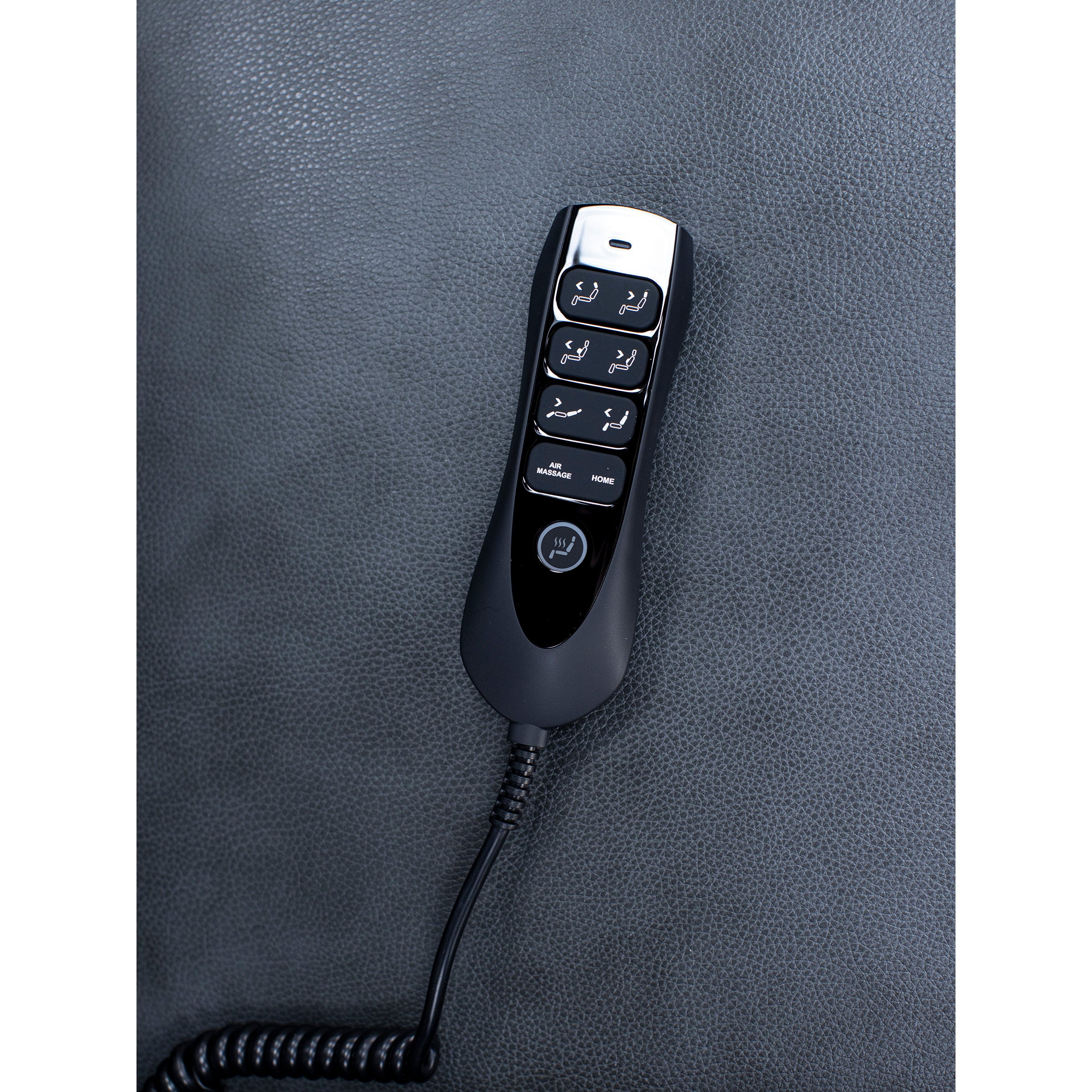 Liam Leather Fully Loaded Zero Gravity Console Reclining Loveseat With Massage And Immersive Audio