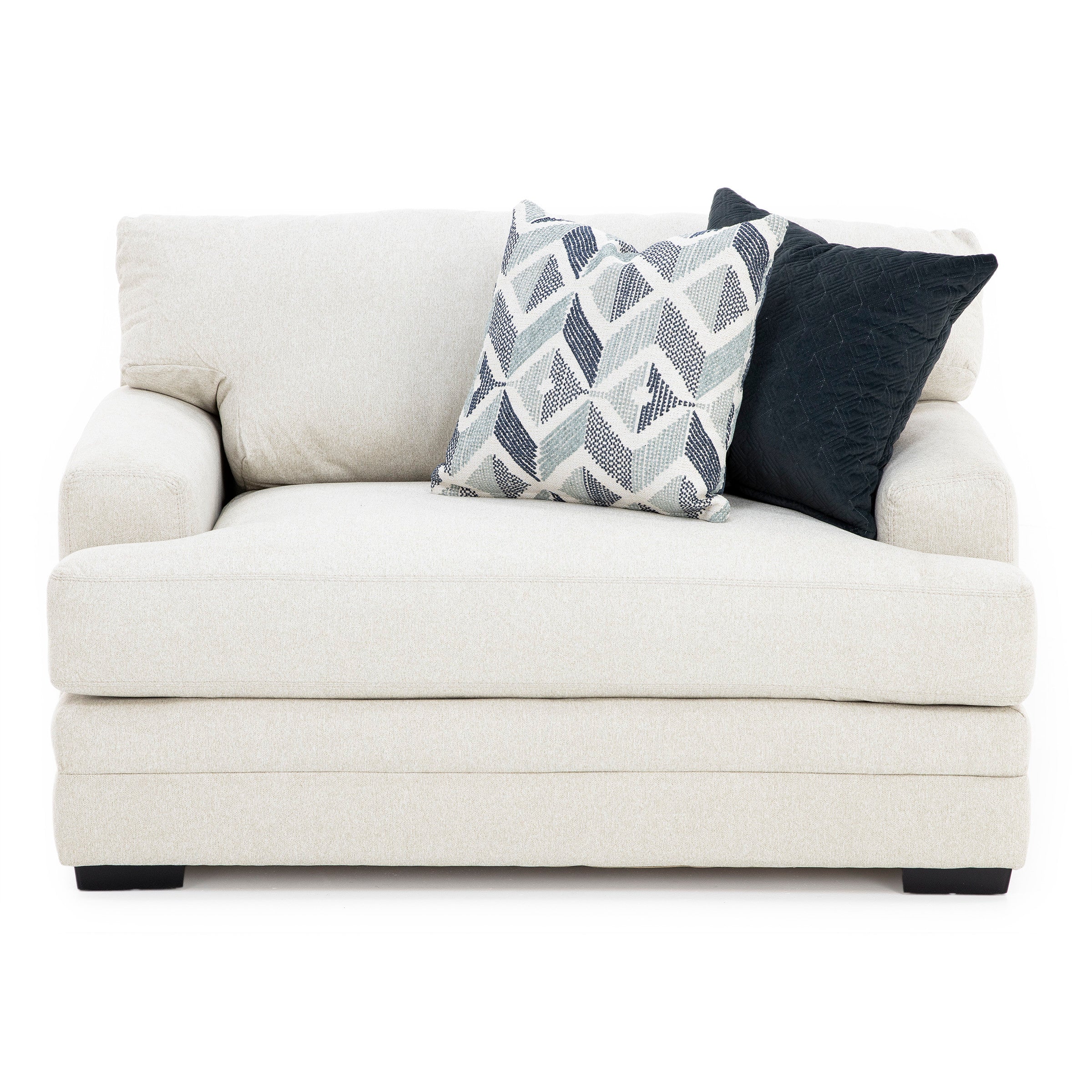 Larken Wide Chair in Shell