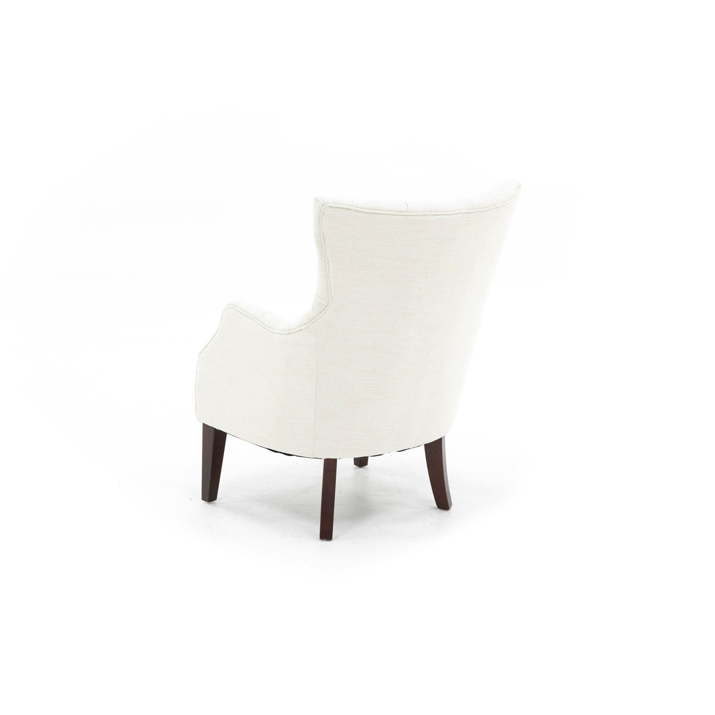 Hannah Wing Chair In Ivory