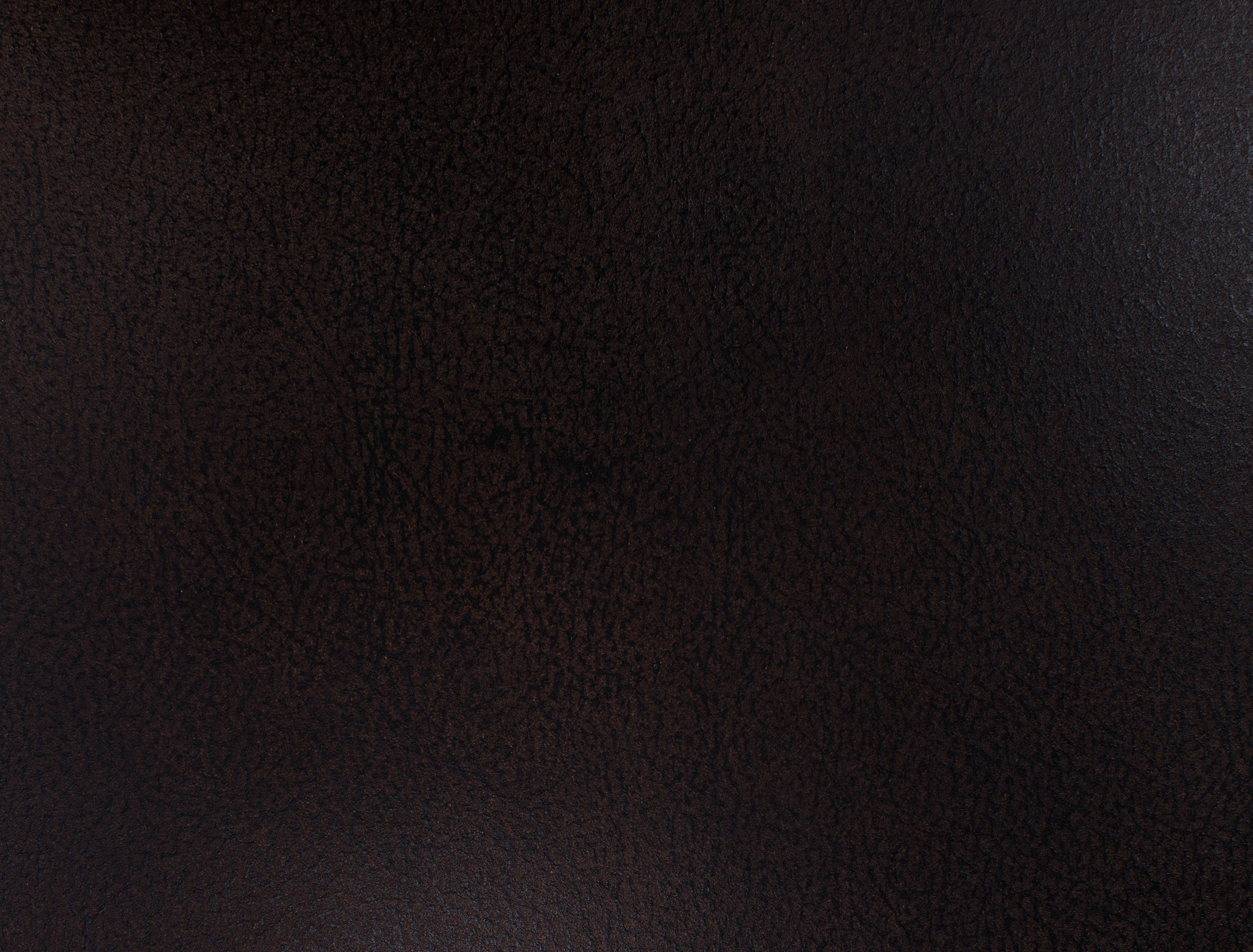 Dark brown textured leather surface.