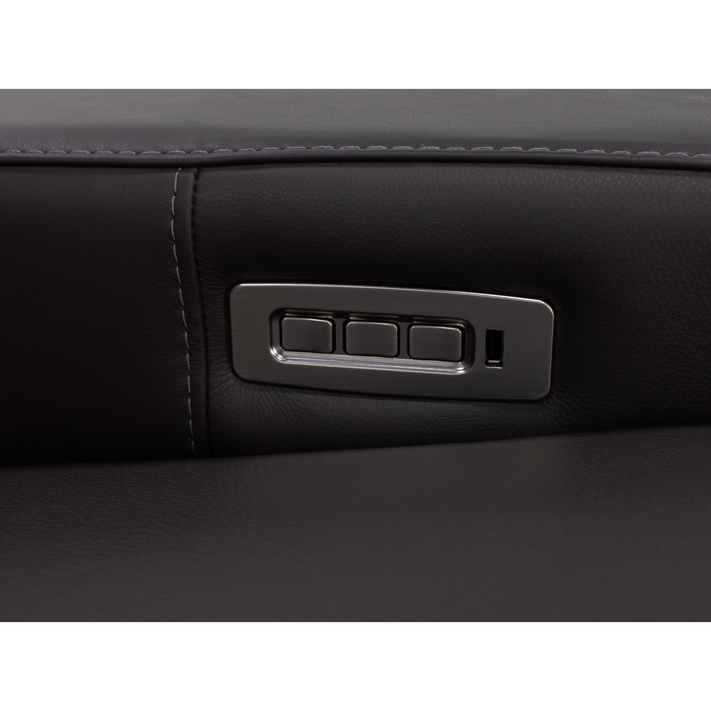 Design and Recline Lyndsey Leather Fully Loaded Reclining Loveseat