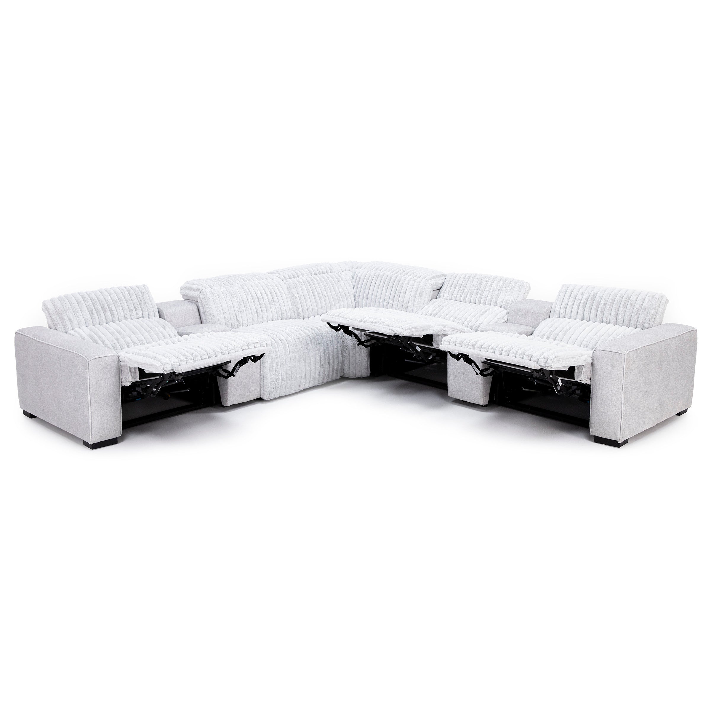 Bliss 7-Pc. Power Headrest Zero Gravity Reclining Modular