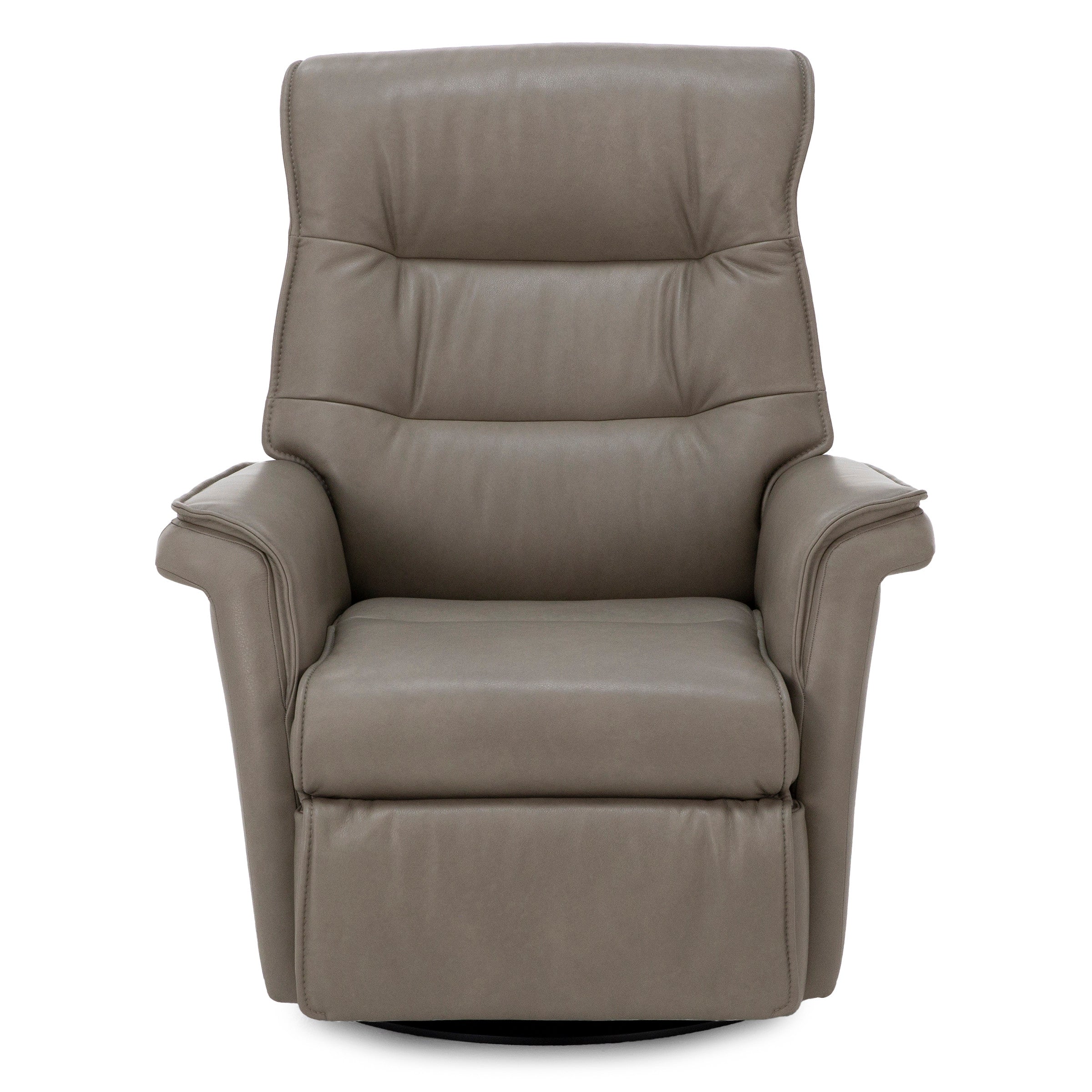 Cairo Leather Large Fully Loaded Swivel Glider Recliner
