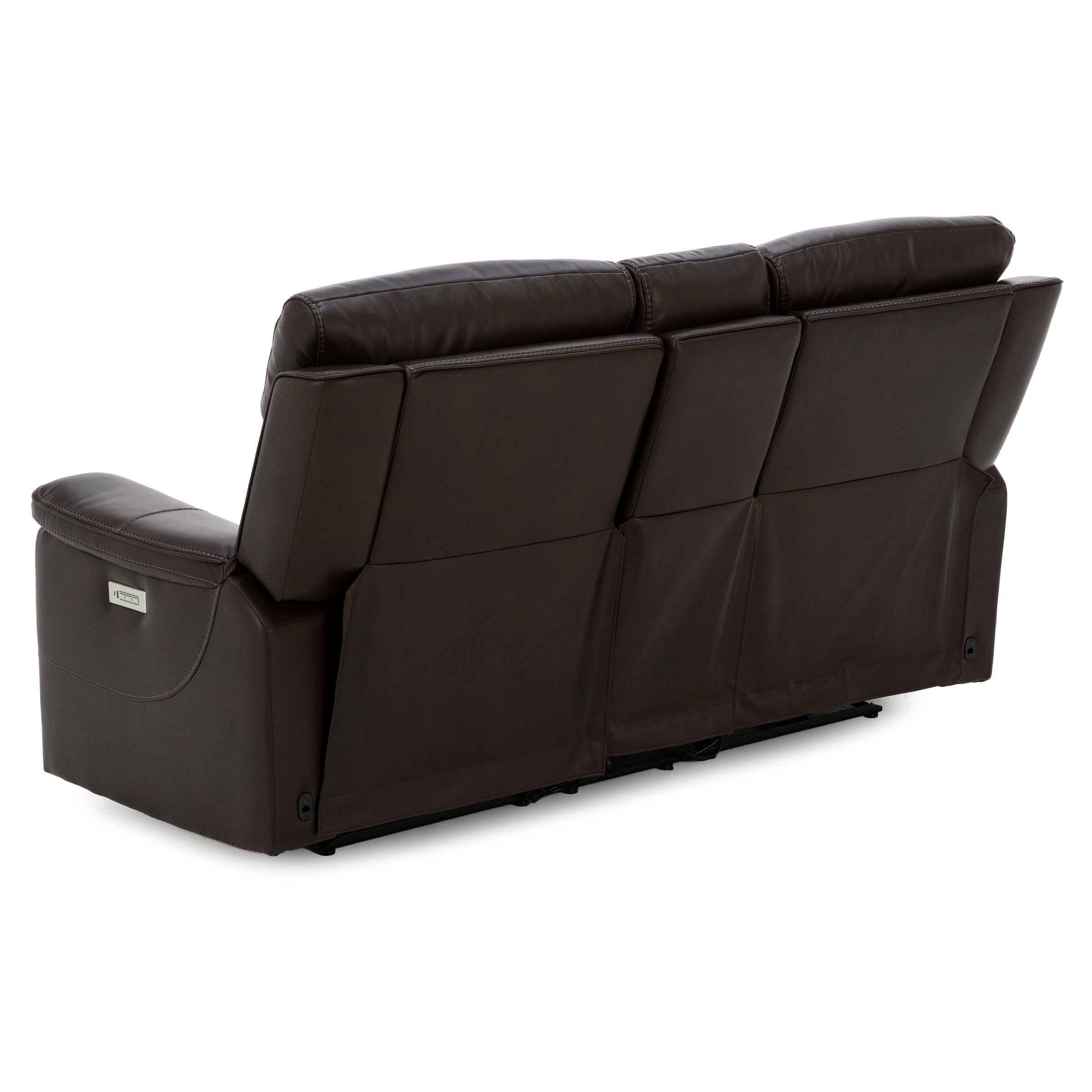 Luke Fully Loaded Zero Gravity Reclining Console Loveseat With Immersive Audio, Heat And Massage
