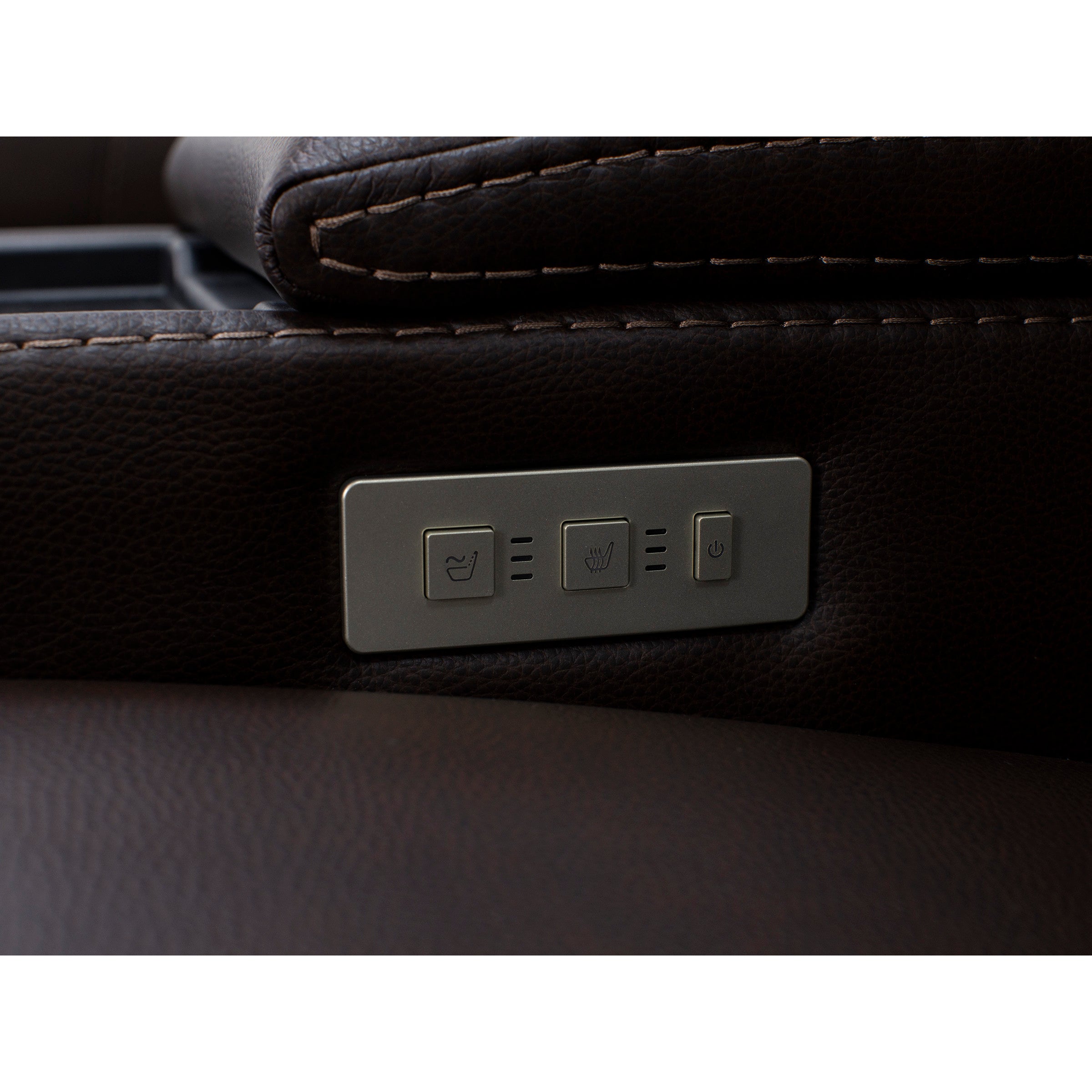 Luke Fully Loaded Zero Gravity Reclining Console Loveseat With Immersive Audio, Heat And Massage